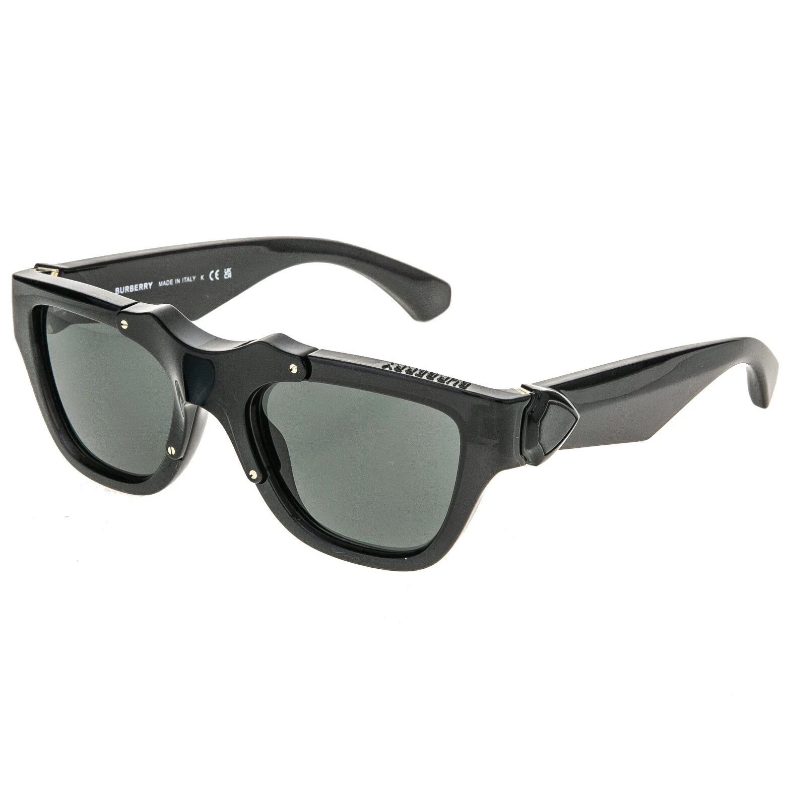 Burberry BURBERRY BE4445U 4445 Black Pilot Designer Sunglasses Size ONE SIZE - 5 Thumbnail