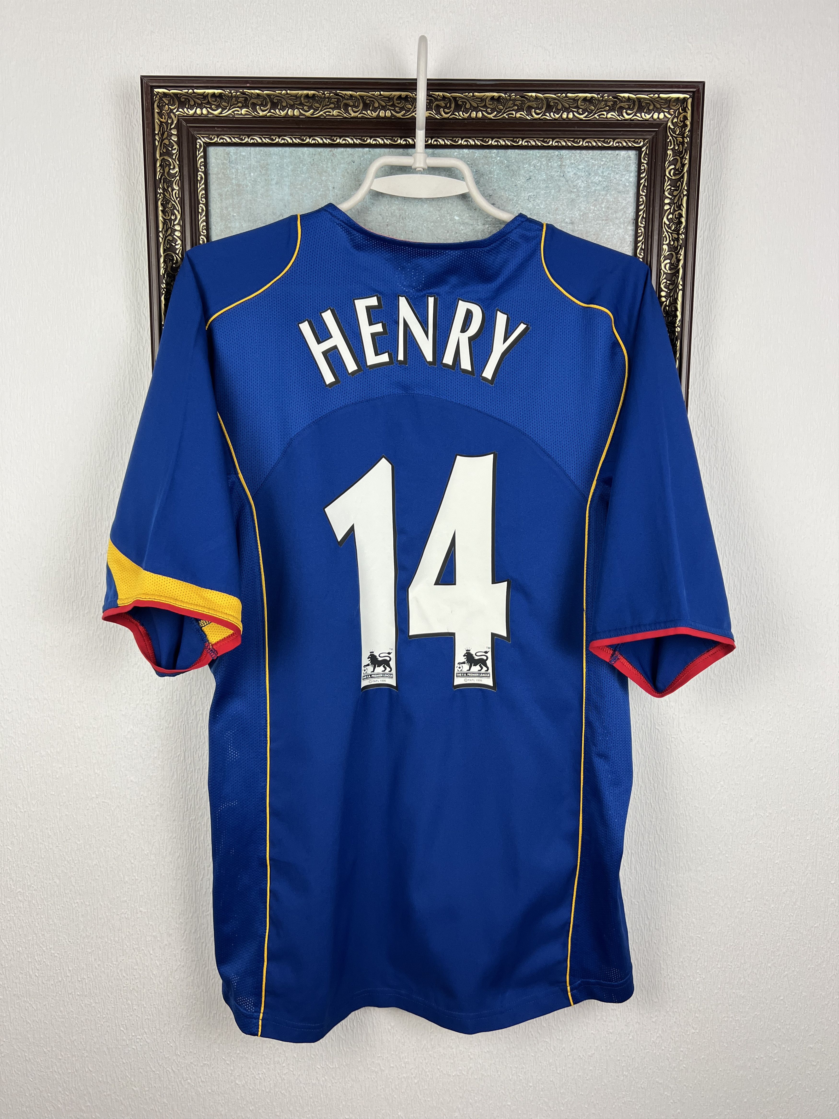 Nike 1998 1999 Arsenal #14 Thierry Henry Jersey | Grailed