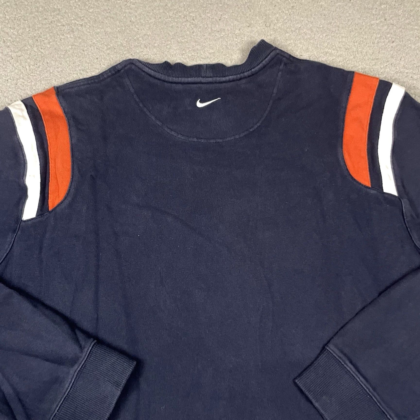 Nike VINTAGE Nike Sweatshirt Adult XXL Blue Crewneck Swoosh Embroidered Y2K Rare Vtg Size US XXL / EU 58 / 5 - 6 Thumbnail