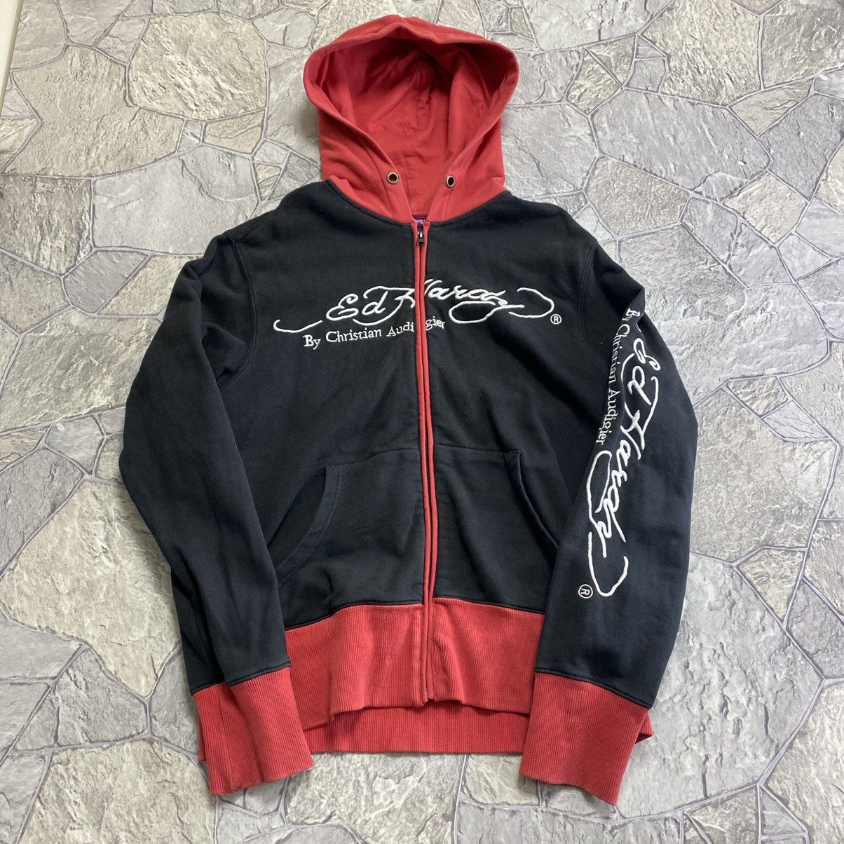 Ed Hardy Vintage Ed Hardy Hoodie Big Logo Size US M / EU 48-50 / 2 - 1 Thumbnail