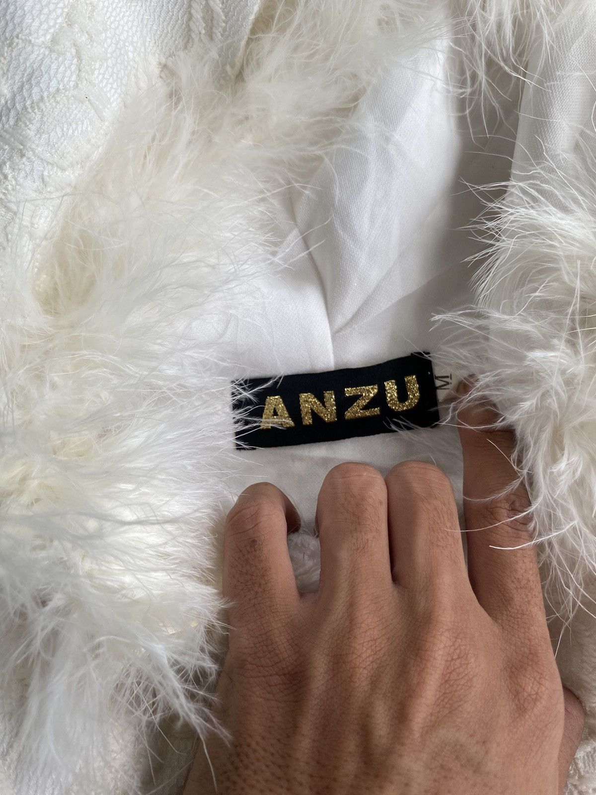 If Six Was Nine × Japanese Brand × Le Grande Bleu (L.G.B.) Anzu full embroidery flower y2k With Fur HoodieLike LGB Size US M / EU 48-50 / 2 - 5 Thumbnail
