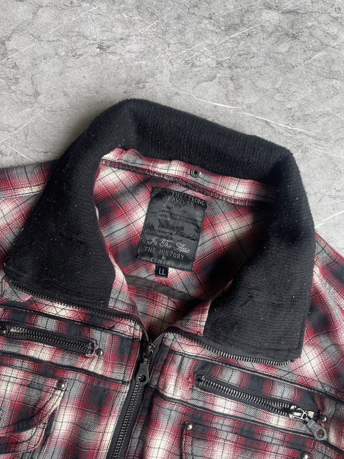 In The Attic In the attic Plaid Bondage Punk Jacket Size US M / EU 48-50 / 2 - 6 Thumbnail