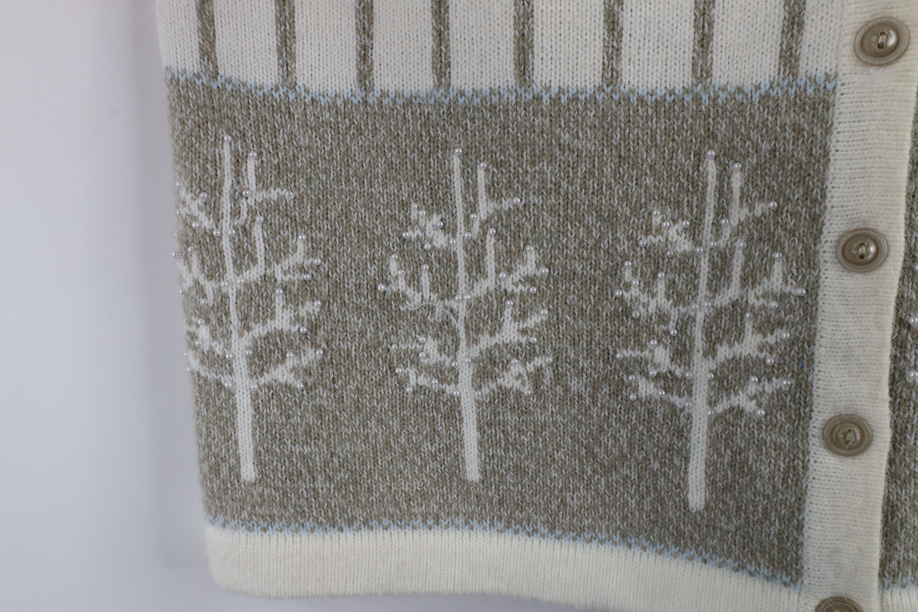 Vintage Vintage 90s Streetwear Print Christmas Tree Sweater Vest Size M / US 6-8 / IT 42-44 - 6 Thumbnail