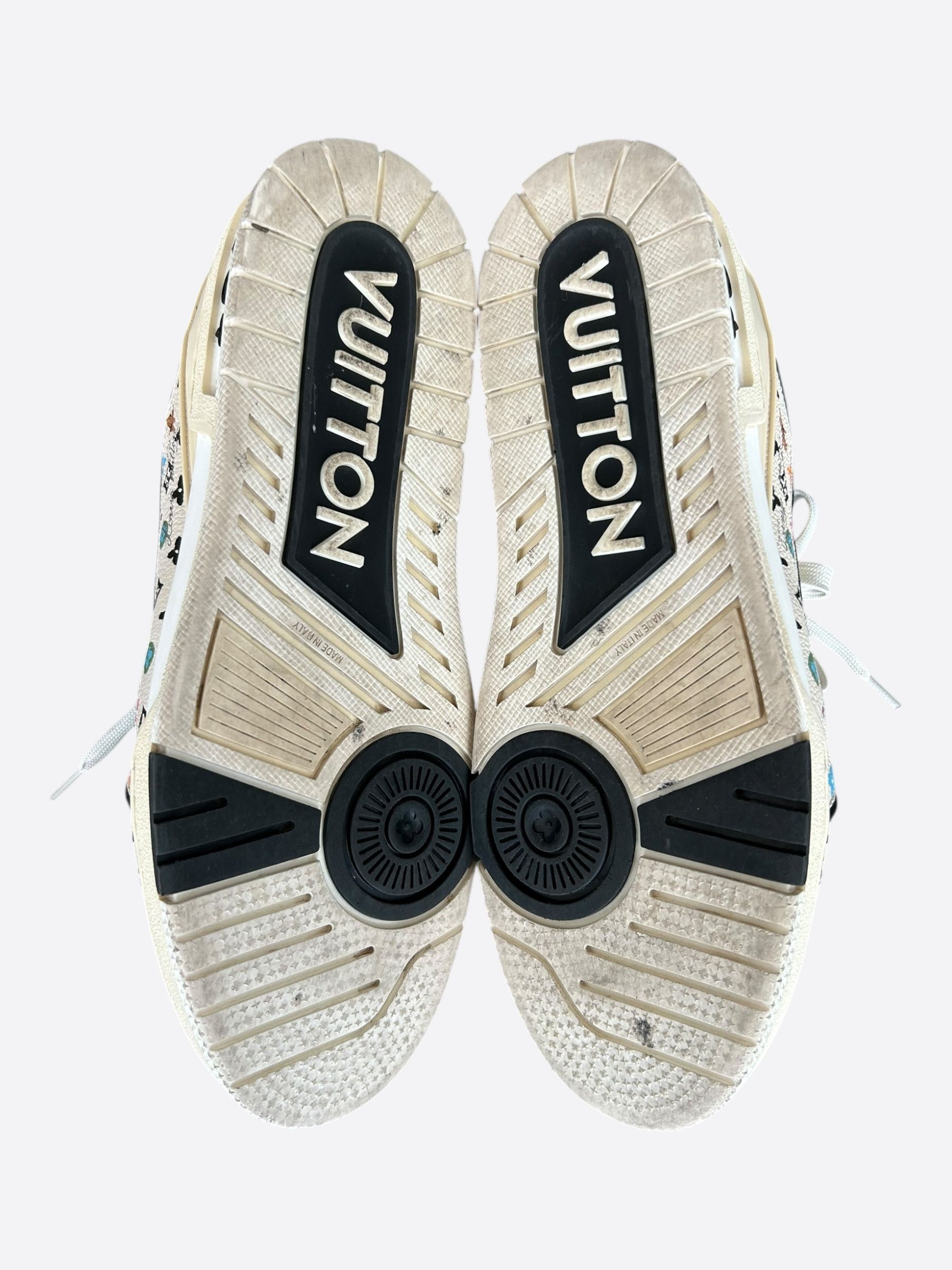 Louis Vuitton Tyler The Creator White & Multicolor Monogram Trainers Size US 10 / EU 43 - 7 Thumbnail