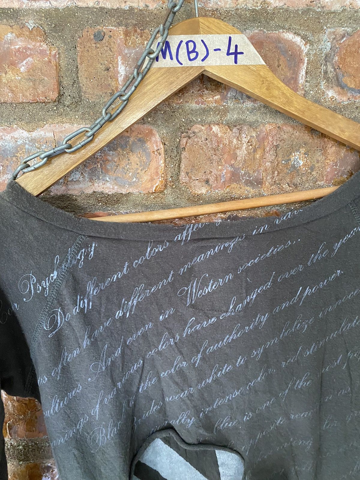 If Six Was Nine × Japanese Brand × Obelisk 2000s Earth and Heaven Japan UK Poem and destroy distressed Size S / US 4 / IT 40 - 12 Thumbnail