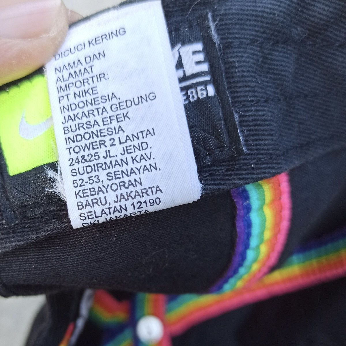 Nike LGBTQ flag designer x nike archival hat Size ONE SIZE - 24 Thumbnail