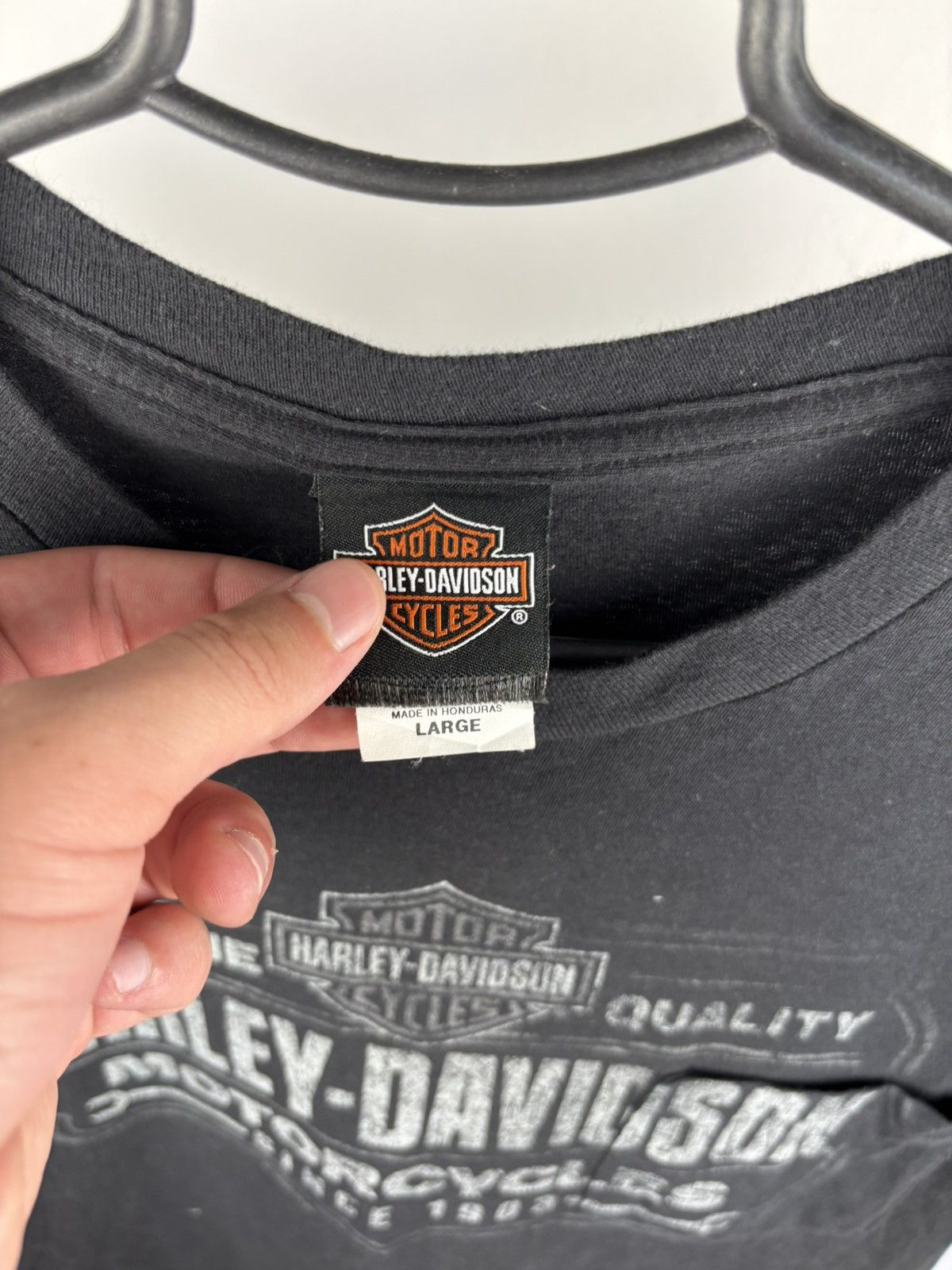 Other Harley Davidson big logo t shirt size L Size US L / EU 52-54 / 3 - 3 Thumbnail