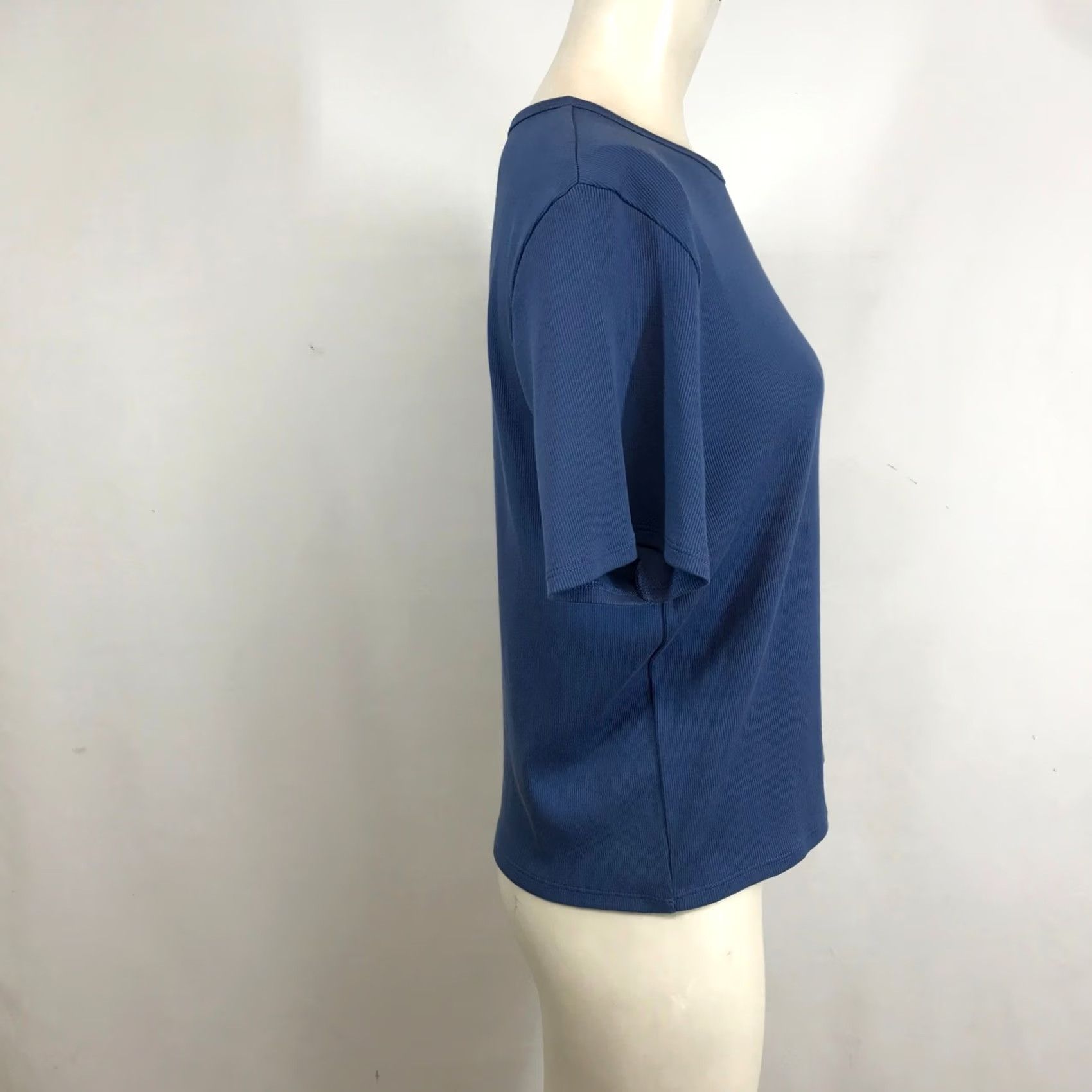 Pendleton VINTAGE Pendleton Blue Ribbed Crew Neck Knit Top XL Womens Size XL / US 12-14 / IT 48-50 - 4 Thumbnail