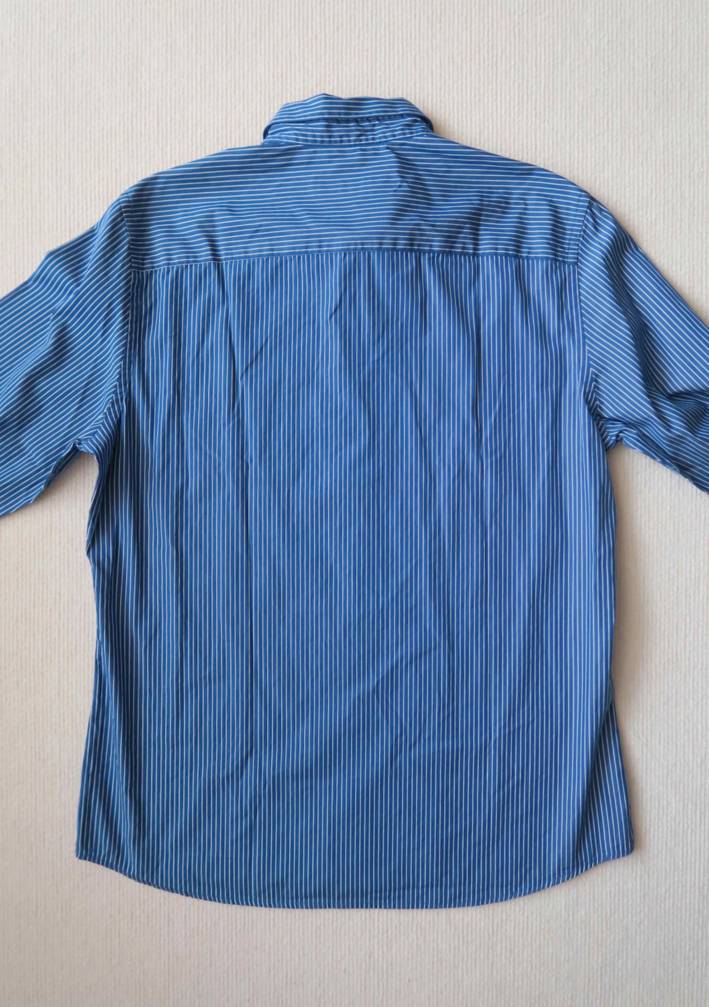 Givenchy Givenchy Pinstripe Contrast Collar/Cuffs Detail Shirt Size US L / EU 52-54 / 3 - 11 Thumbnail