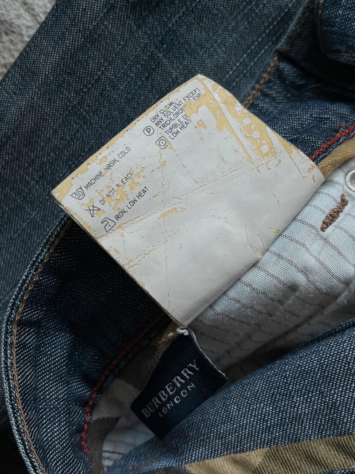 Burberry Burberry London Sz 44 / 36 Baggy Jeans 2000s Size US 36 / EU 52 - 7 Thumbnail