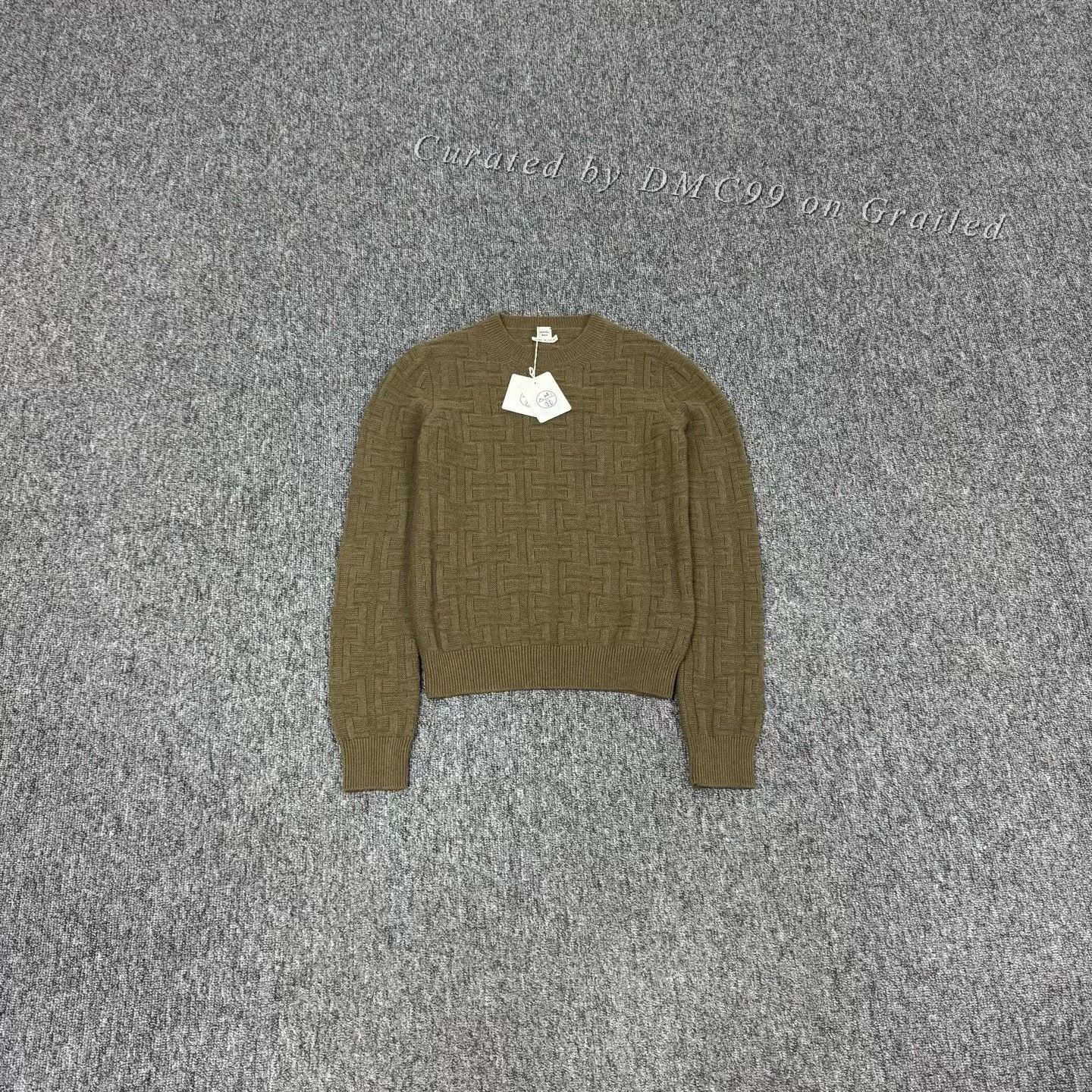 Hermes Hermes Wool Knit Sweater with H Logo Size XXS / US 00 / IT 34 - 1 Thumbnail