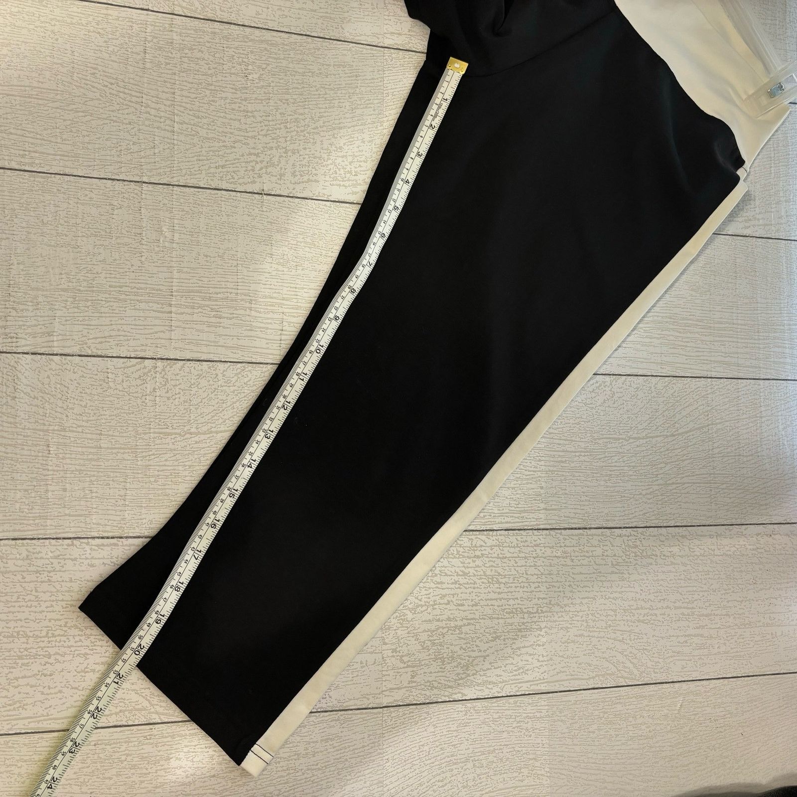 Other iLoveSia Black White Leggings XL NWT Size 28" / US 6 / IT 42 - 2 Thumbnail