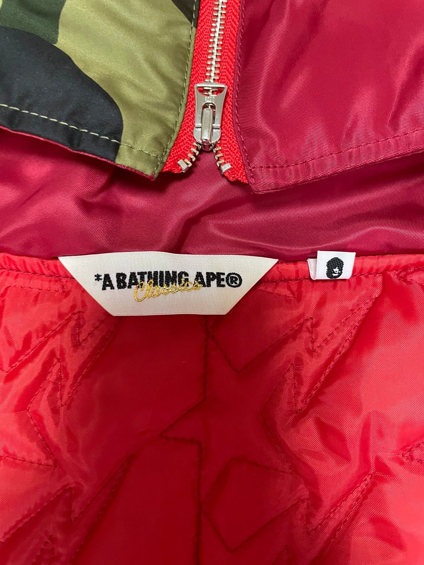 Bape BAPE Shark Color Blocked Silk M Worn Once Near New Size US M / EU 48-50 / 2 - 7 Thumbnail