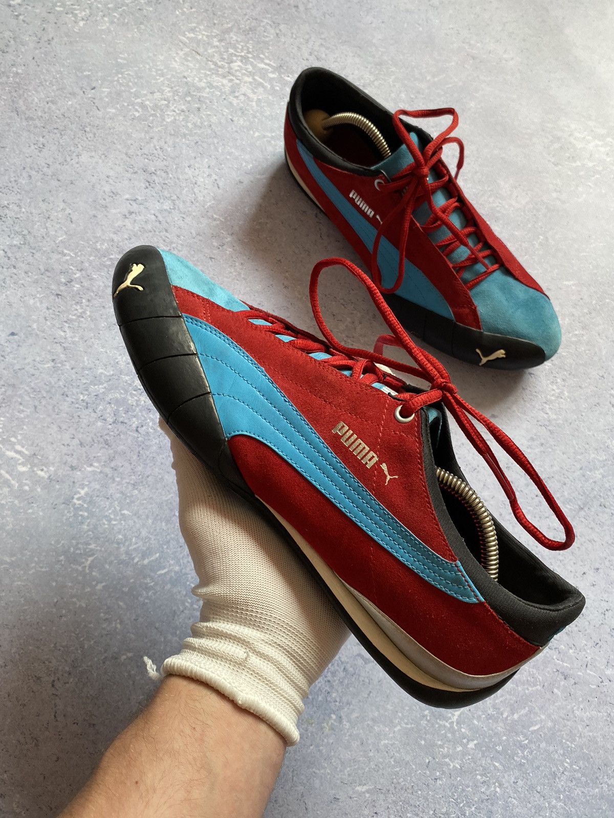 Puma Vintage Puma Racing Shoes UK 10.5 US 11.5 EUR 45 Size US 11.5 / EU 44-45 - 14 Thumbnail