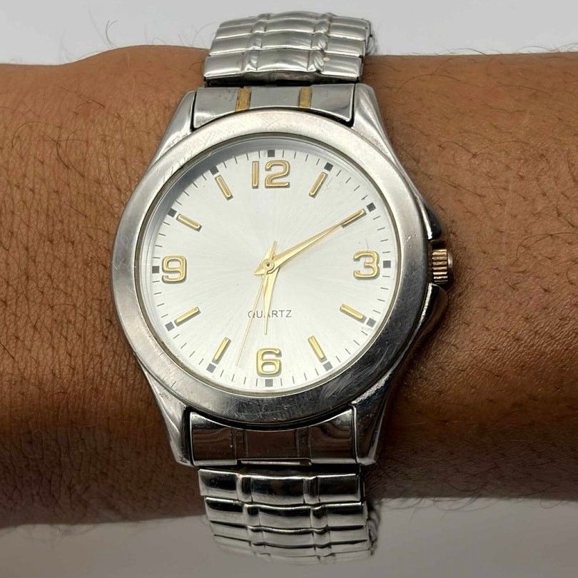 Other Silver Retro Men’s Watch Size ONE SIZE - 1 Thumbnail