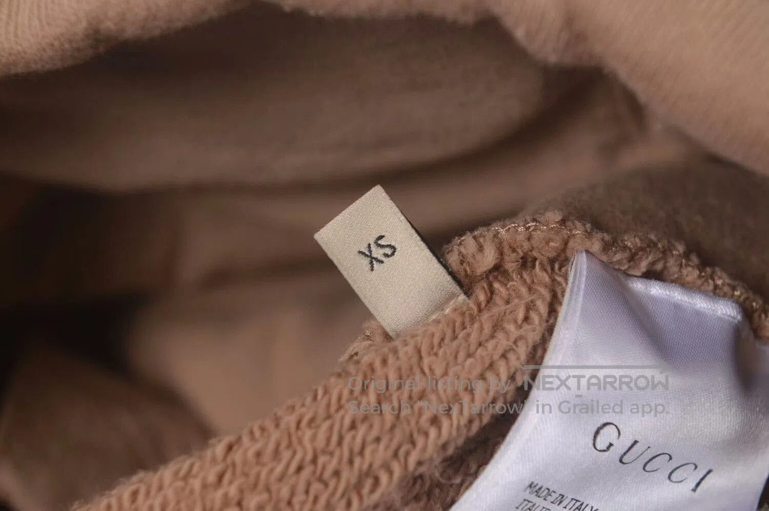 Gucci Gucci Classic GG Logo Khaki Sweatshirt XS. Size US XS / EU 42 / 0 - 9 Thumbnail