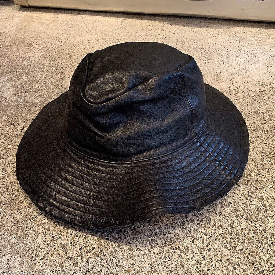 Nonnative nonnative Cowskin Leather Bucket Hat Size ONE SIZE - 1 Thumbnail