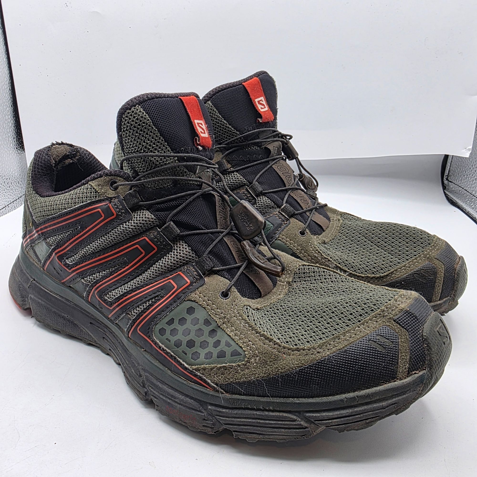 Salomon Salomon X-Mission 3 Mens 11.5 Green Red Trail Running Shoes Size US 11.5 / EU 44-45 - 1 Thumbnail