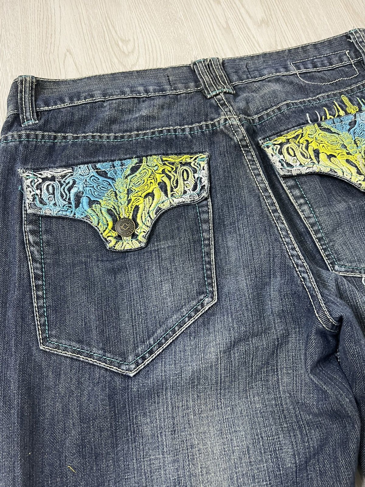 Ecko Unltd. × JNCO Vintage Y2K Most official Seven Jeans Size US 34 / EU 50 - 4 Thumbnail