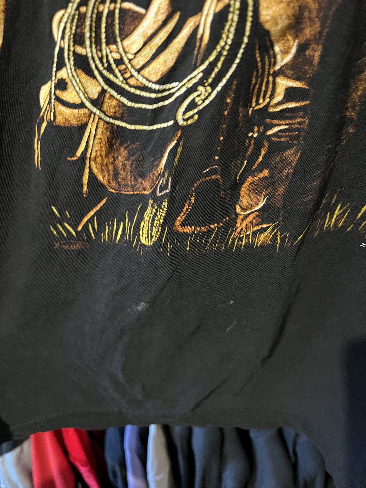 Vintage VINTAGE ZIP IT LONDON NATIVE AMERICAN T SHIRT NATURE STYLE Size US L / EU 52-54 / 3 - 3 Thumbnail