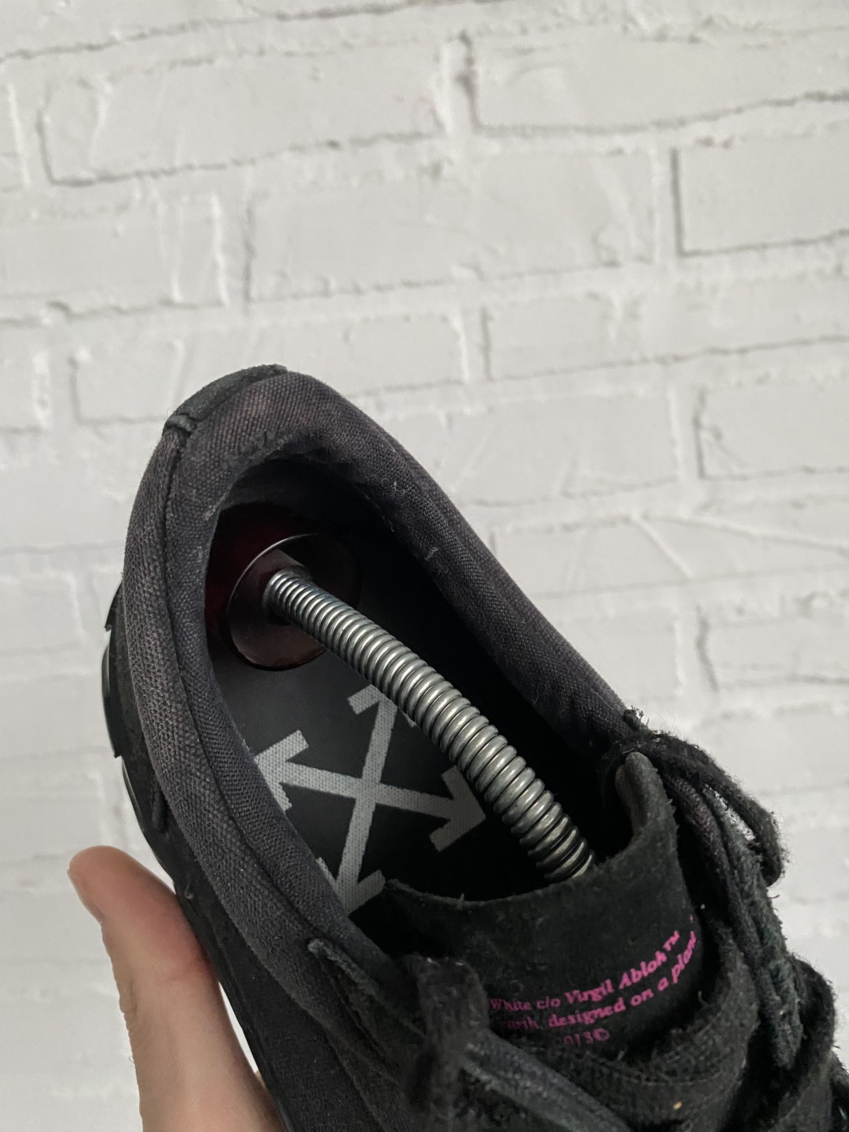 Off-White Off White suede leather black vulcanized sneakers Size US 10 / EU 43 - 12 Thumbnail