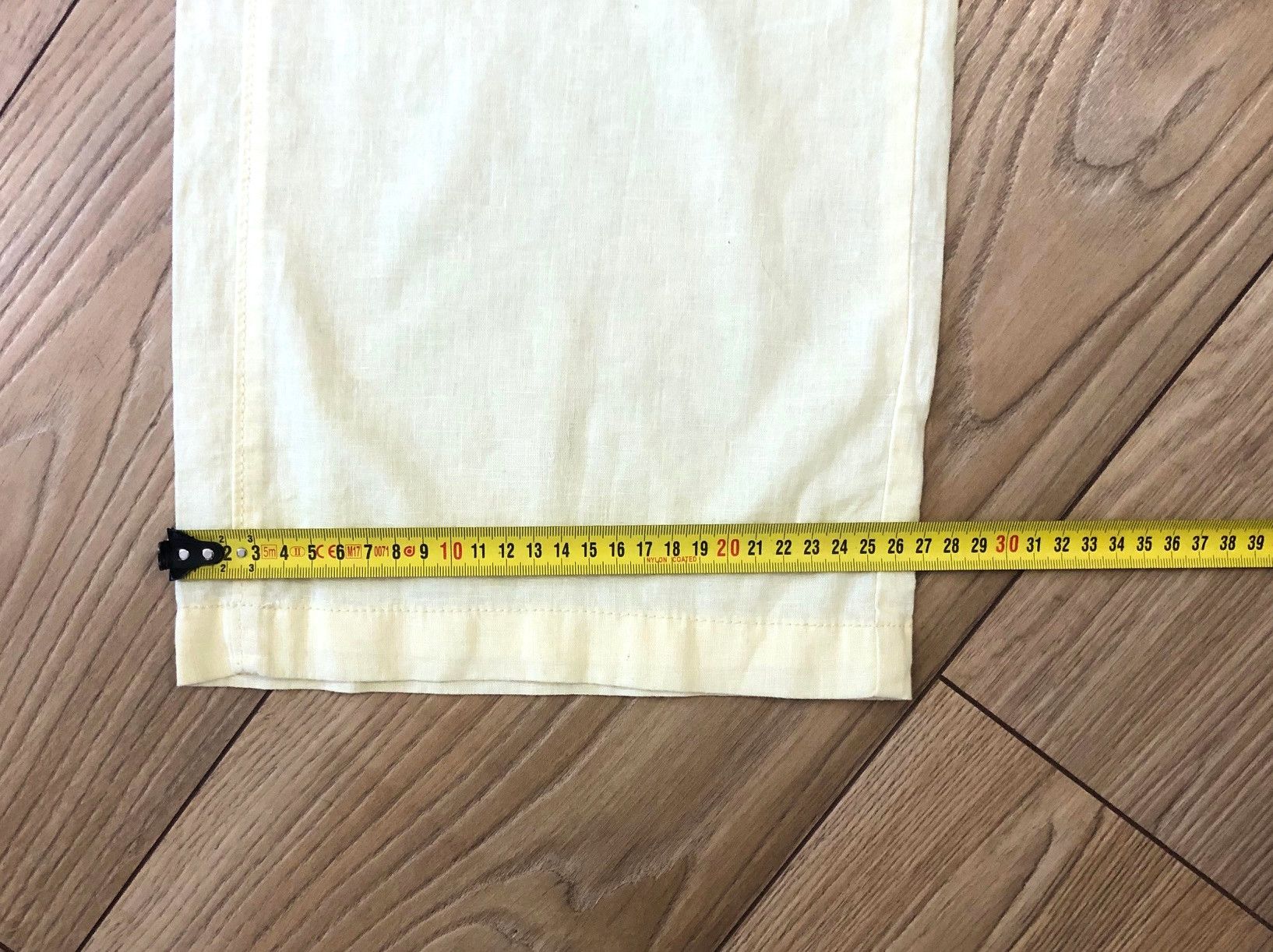 Other Women's linen trousers light yellow size L/40-42 Size 27" / US 4 / IT 40 - 5 Thumbnail