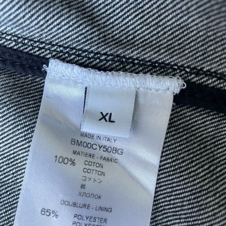 Givenchy Givenchy White Letter Logo Denim Water-washed Reversible C Size US XL / EU 56 / 4 - 6 Thumbnail