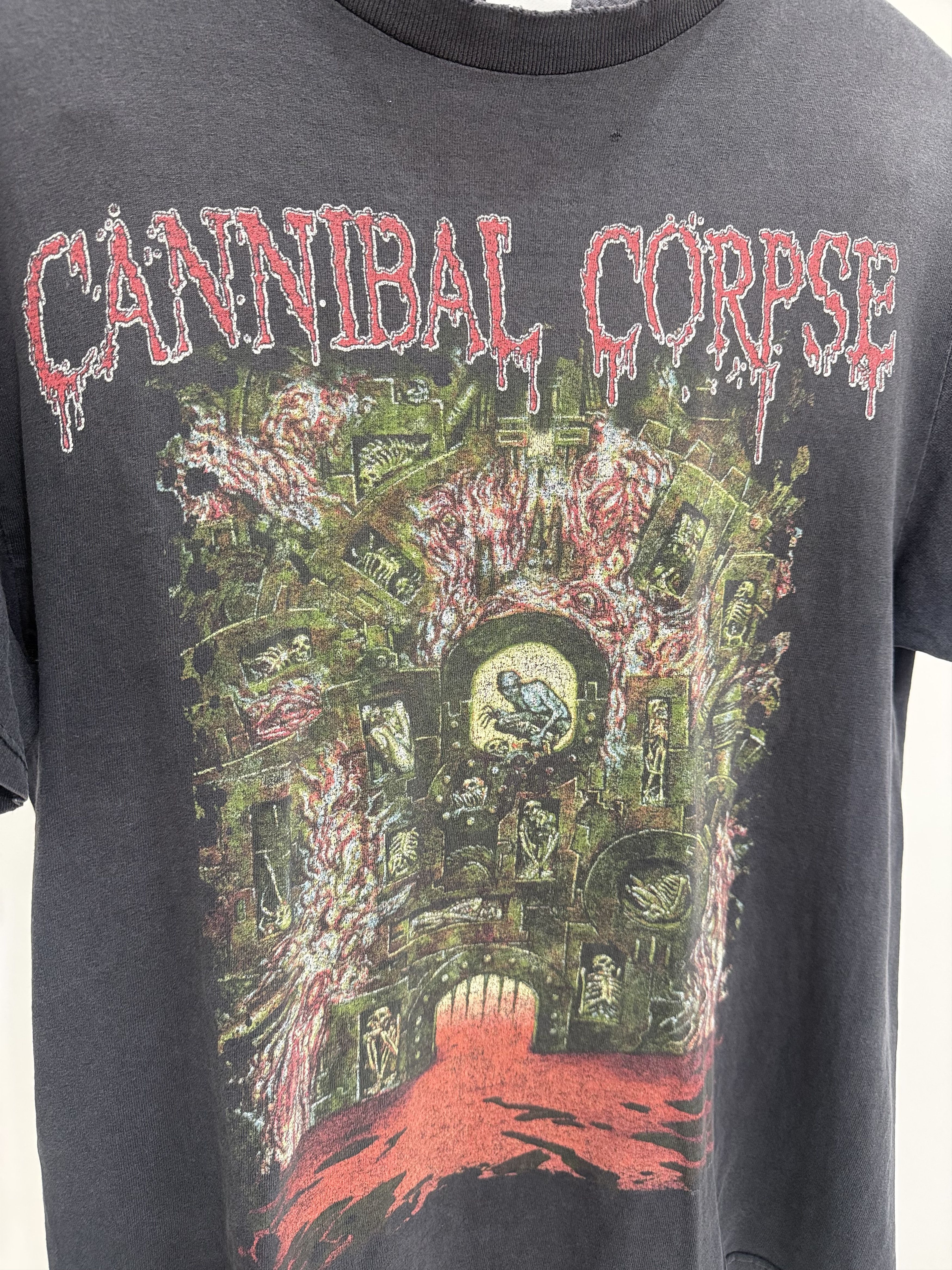 Band Tees Cannibal Corpse Thrashed Vintage Faded Shirt Size US M / EU 48-50 / 2 - 2 Thumbnail