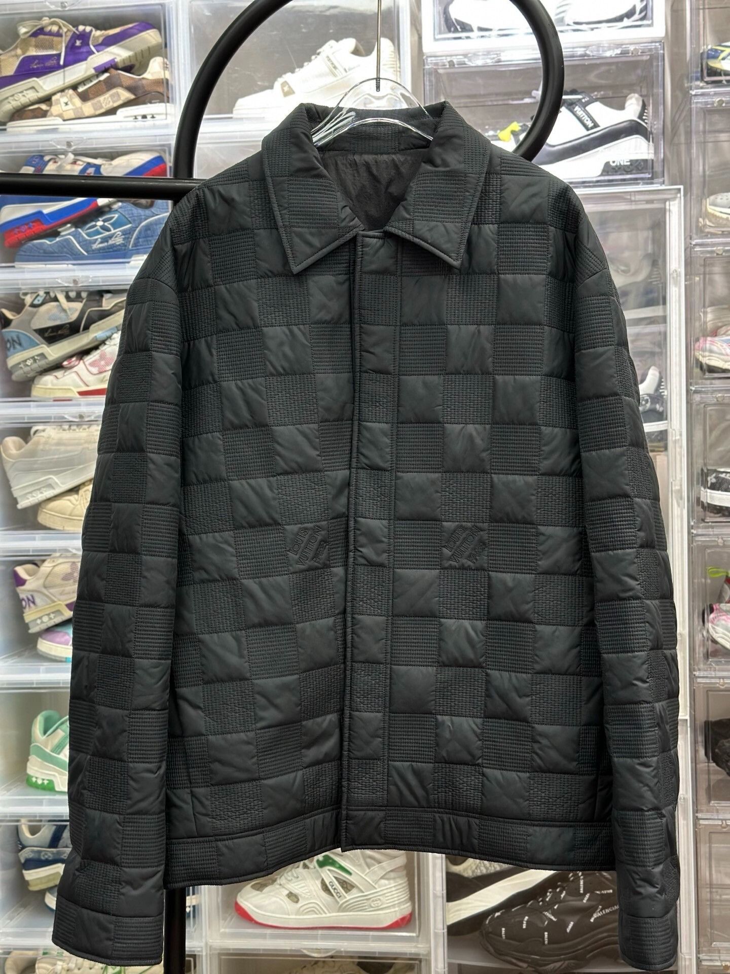 Louis Vuitton Louis Vuitton Checkered Gray Light Jacket M Men Size US M / EU 48-50 / 2 - 1 Thumbnail