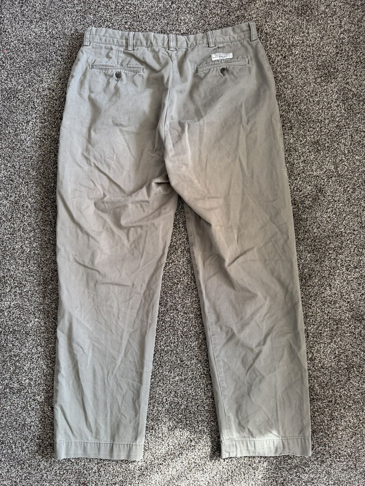 Polo Ralph Lauren Vintage Ralph Lauren Polo Chino Pants Green Prospect 33/30 Size US 33 - 2 Thumbnail