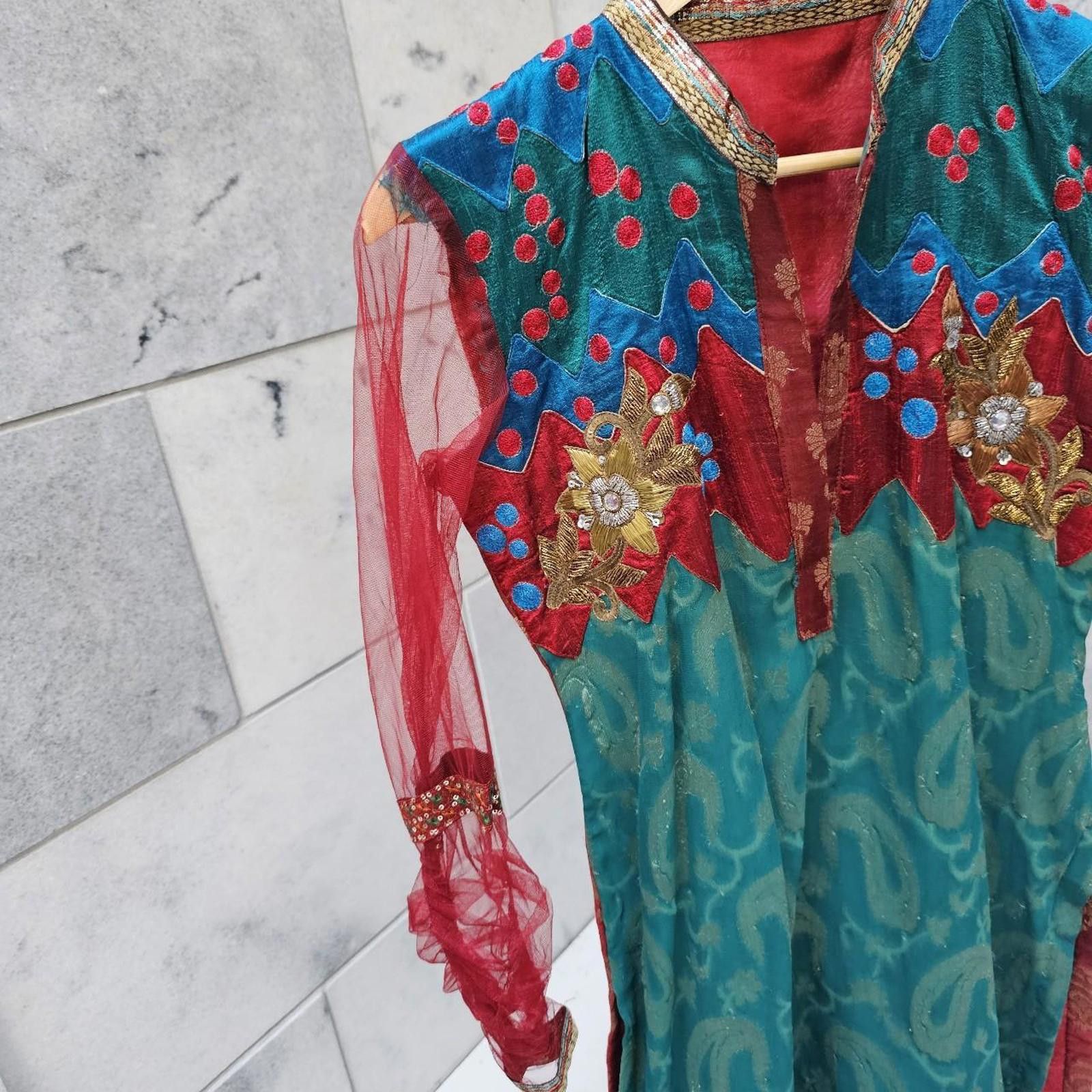 Other Women's Multicolored Beautiful Embroidered Dress Size XS / US 0-2 / IT 36-38 - 4 Thumbnail