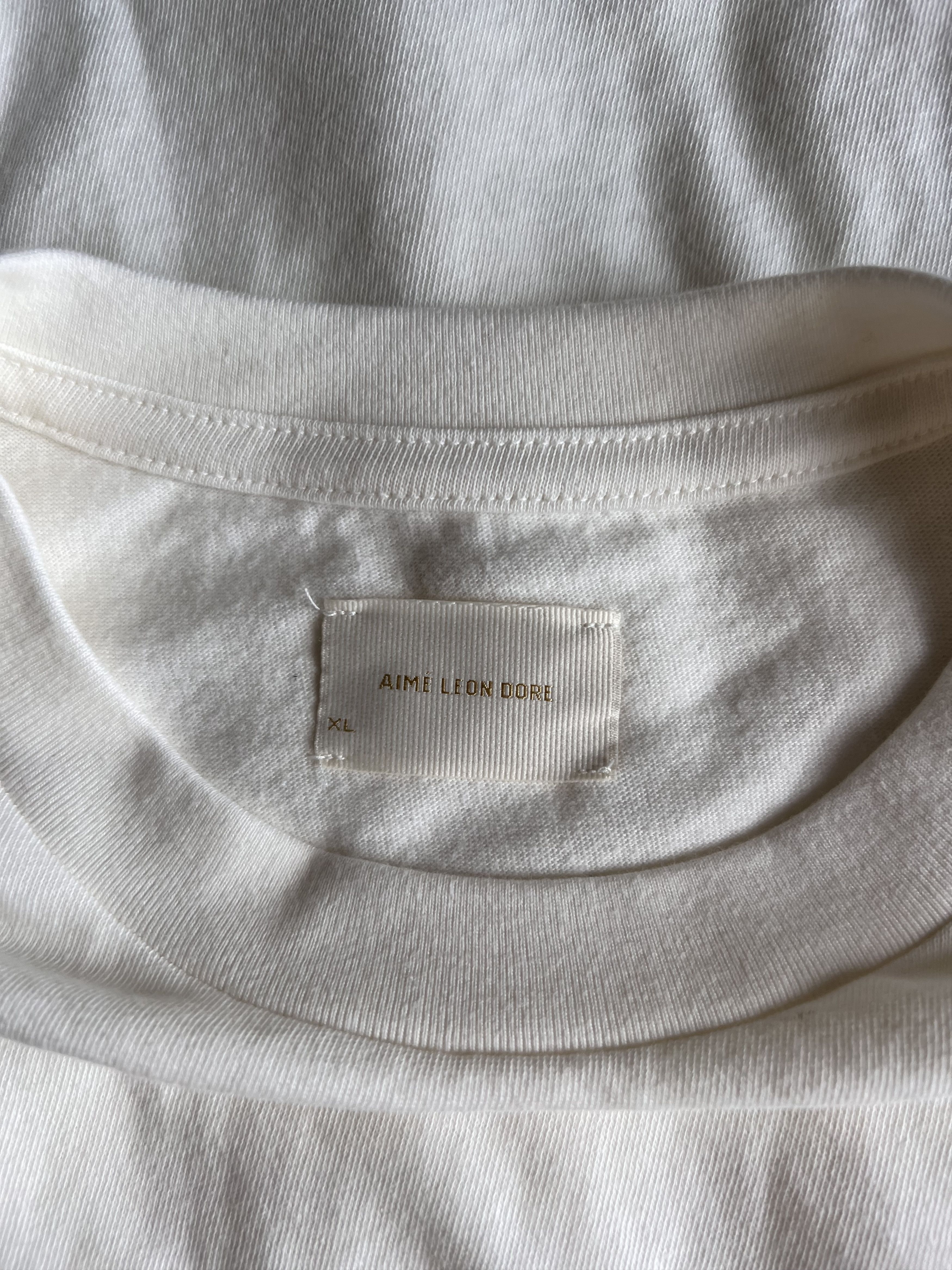 Aime Leon Dore Aime Leon Dore Molina Shoes Graphic Tee in Milk Size US XL / EU 56 / 4 - 4 Thumbnail