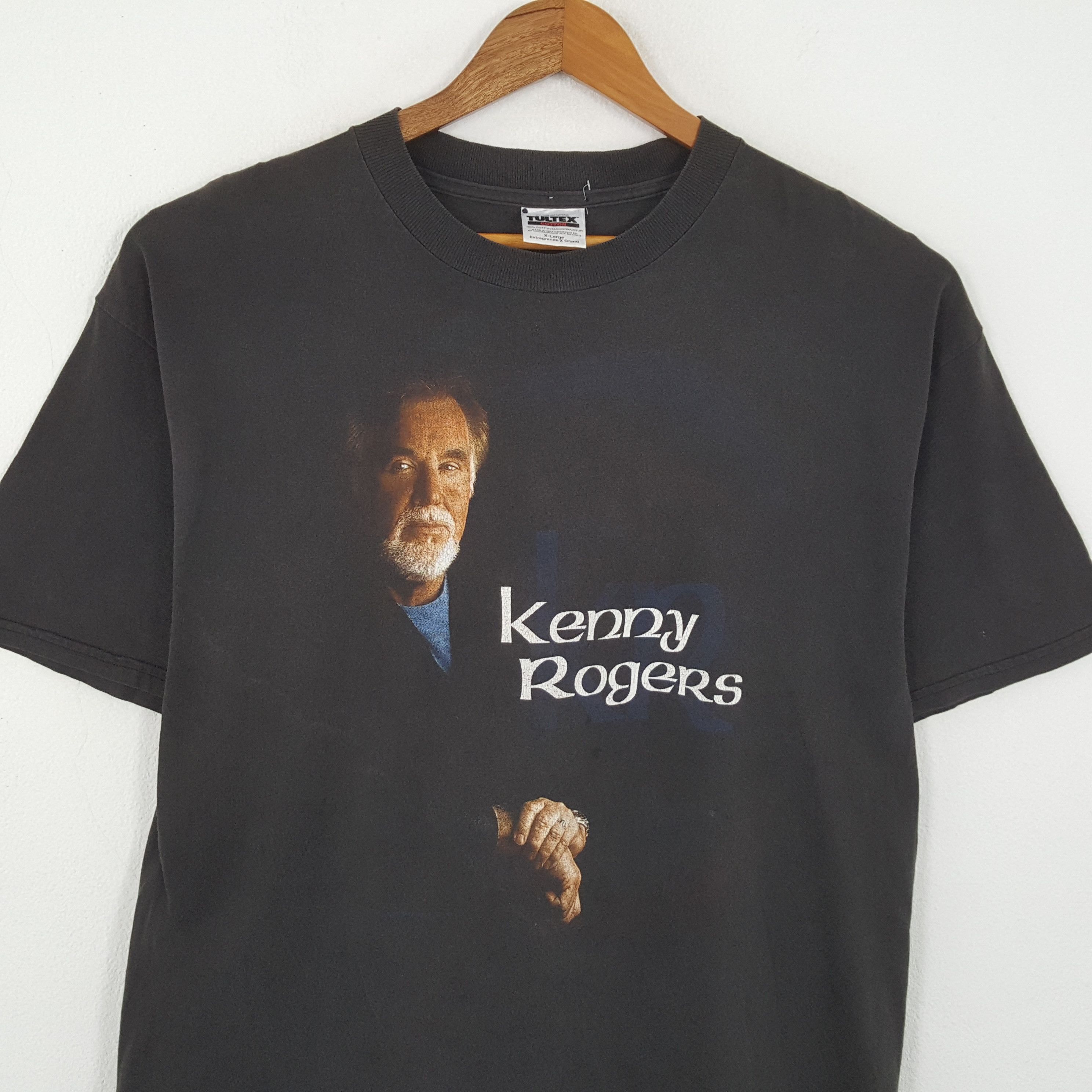 Band Tees × Vintage Vintage 90's KENNY ROGERS American Promotion T-Shirts Size US XL / EU 56 / 4 - 2 Thumbnail