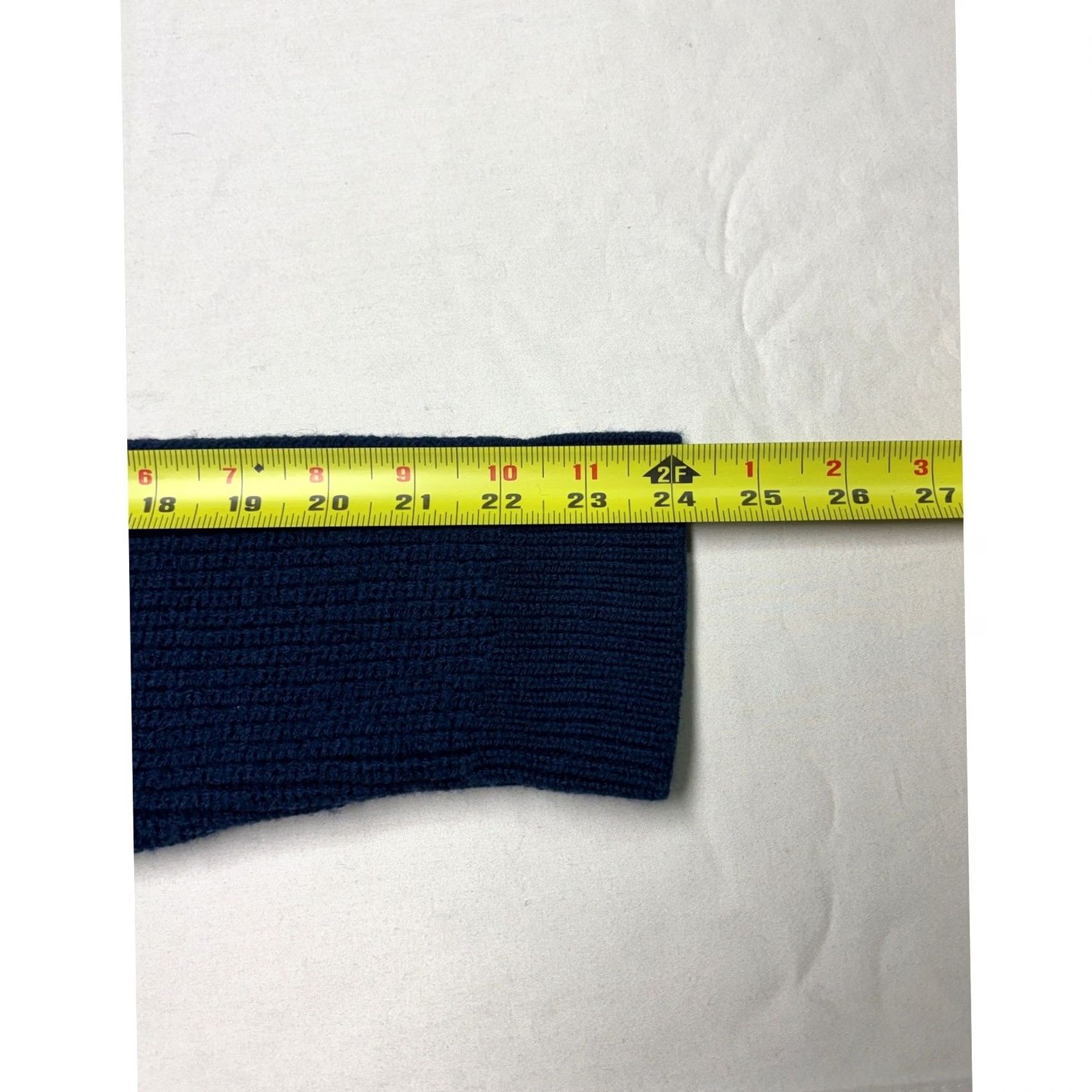 Theory Theory Meylan O Cashwool Navy Blue 100% Merino Wool Crewneck Raglan Sweater XL Women Pullover Knit Heavyweight Ribbed Vintage? No Size XL / US 12-14 / IT 48-50 - 7 Thumbnail