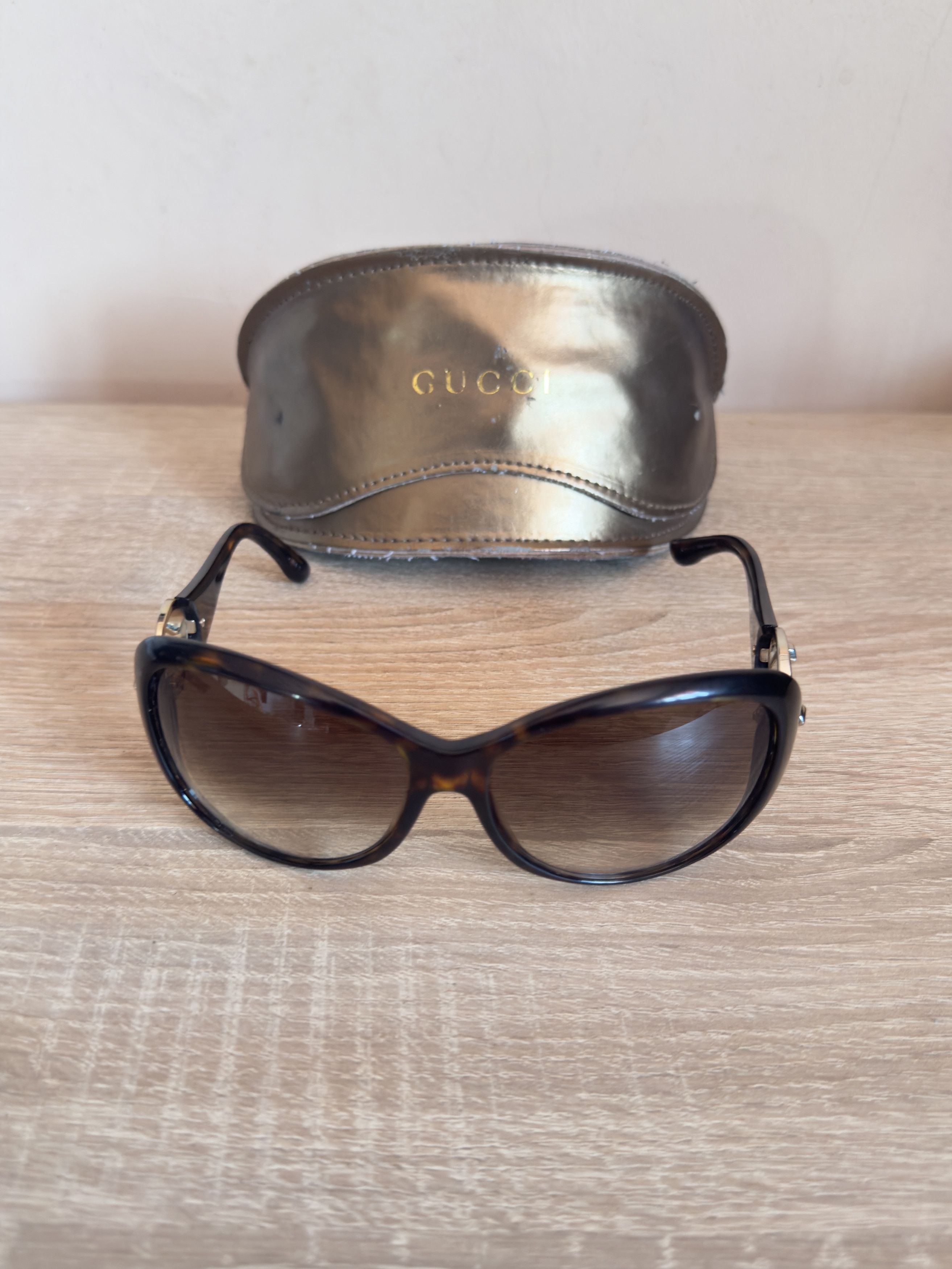 Gucci Sunglasses interlocking gucci vintage tortoise women Size ONE SIZE - 7 Thumbnail