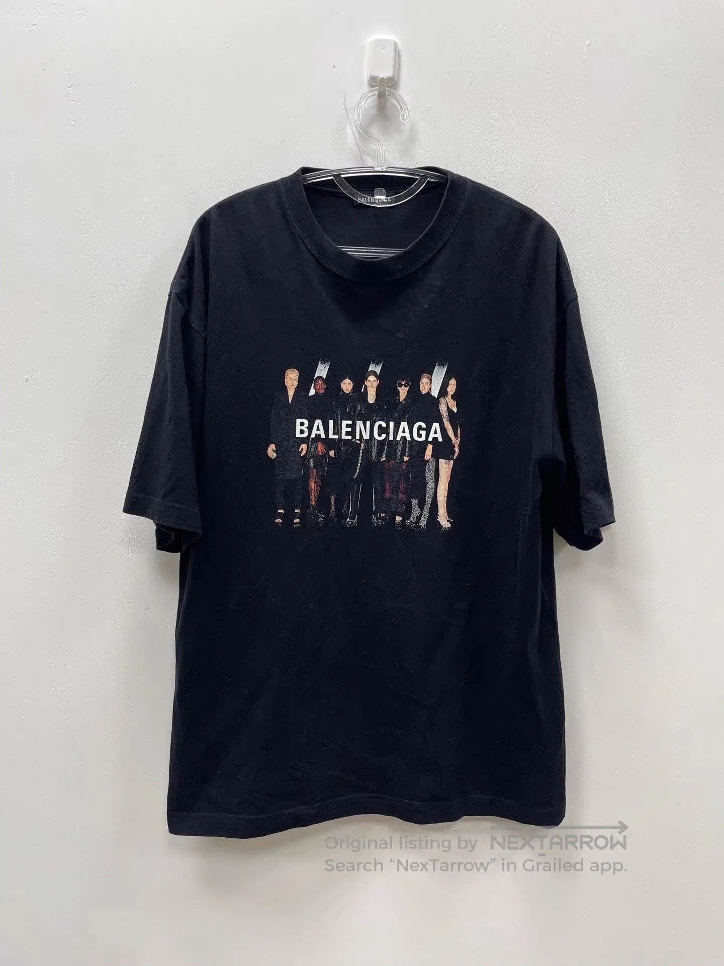 Balenciaga Black Graphic Print Short Sleeve T. Size US M / EU 48-50 / 2 - 1 Thumbnail