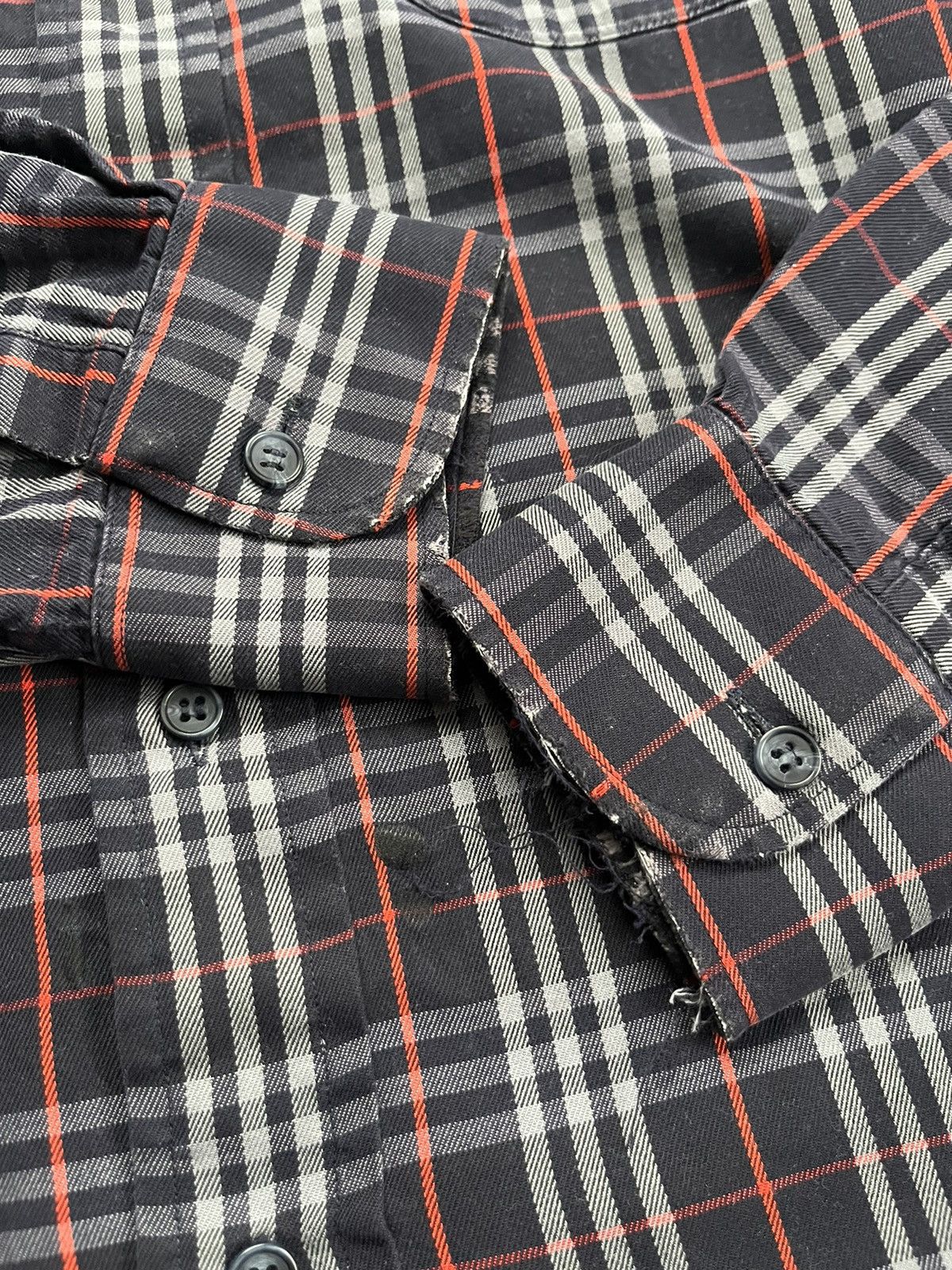 Burberry Burberry’s Nova Check Vintage Long Sleeve Shirt Men’s M Size US M / EU 48-50 / 2 - 2 Thumbnail