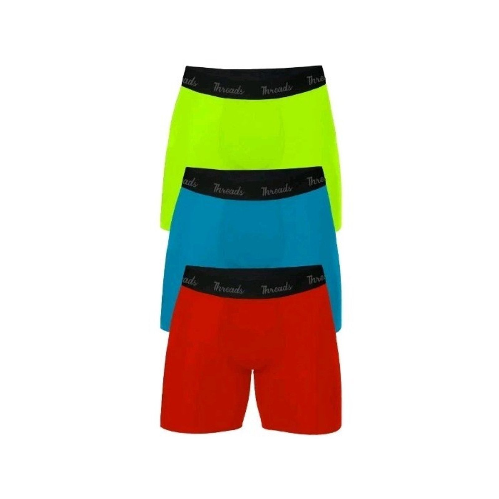 Other Threads Men's Underwear, 6" Boxer Briefs 3-Pack M 32"-34" Size 32 - 2 Thumbnail