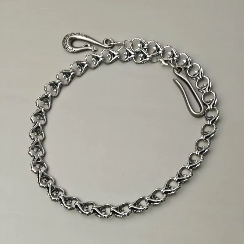 Jewelry Dark punk Style Skeleton Pants Waist Chain Size ONE SIZE - 6 Thumbnail