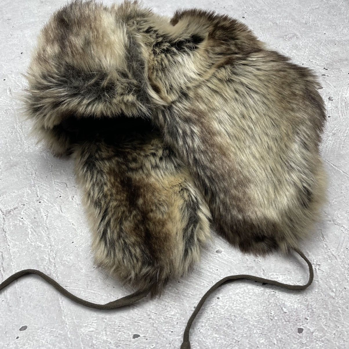 Vintage USHANKA Fur Fuzzy Mohair Y2K Avant Garde Hat Vintage Opium Size ONE SIZE - 4 Thumbnail