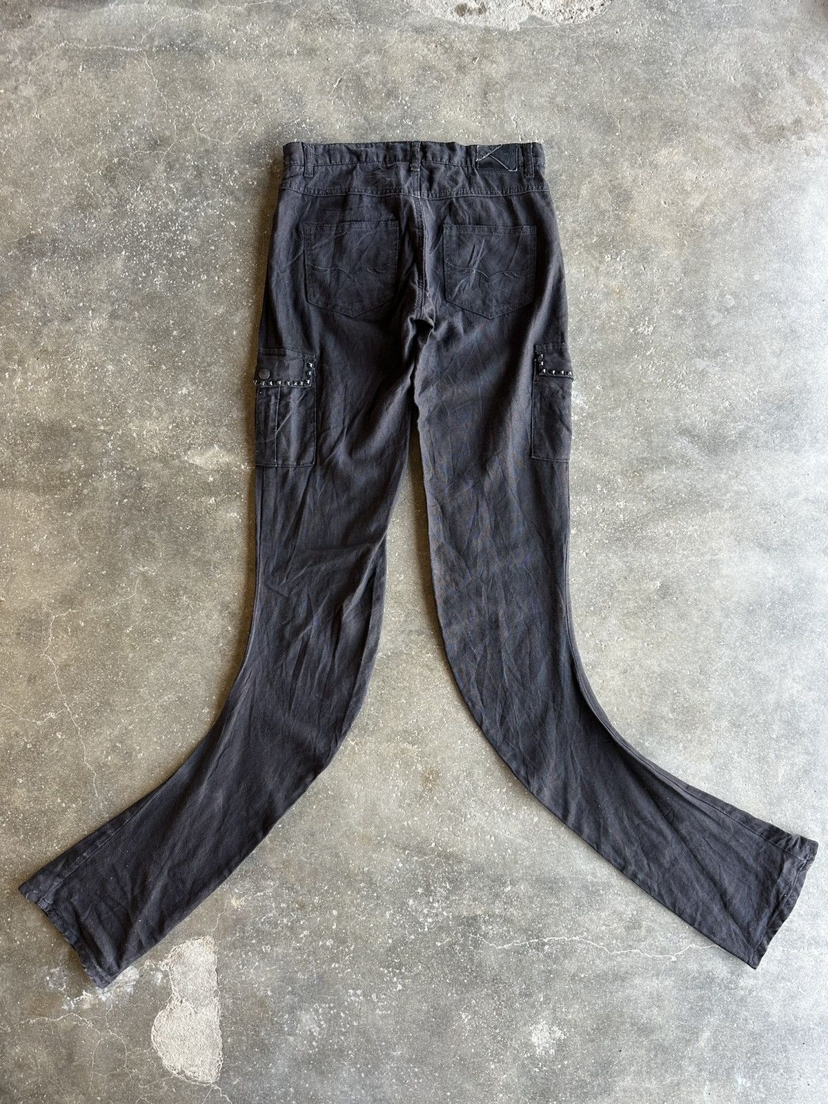 GOSTAR DE FUGA VERY RARE 💥VINTAGE FUGA JEANS CURVE/BANANA LEGS SPIKE PANTS Size US 32 / EU 48 - 11 Thumbnail