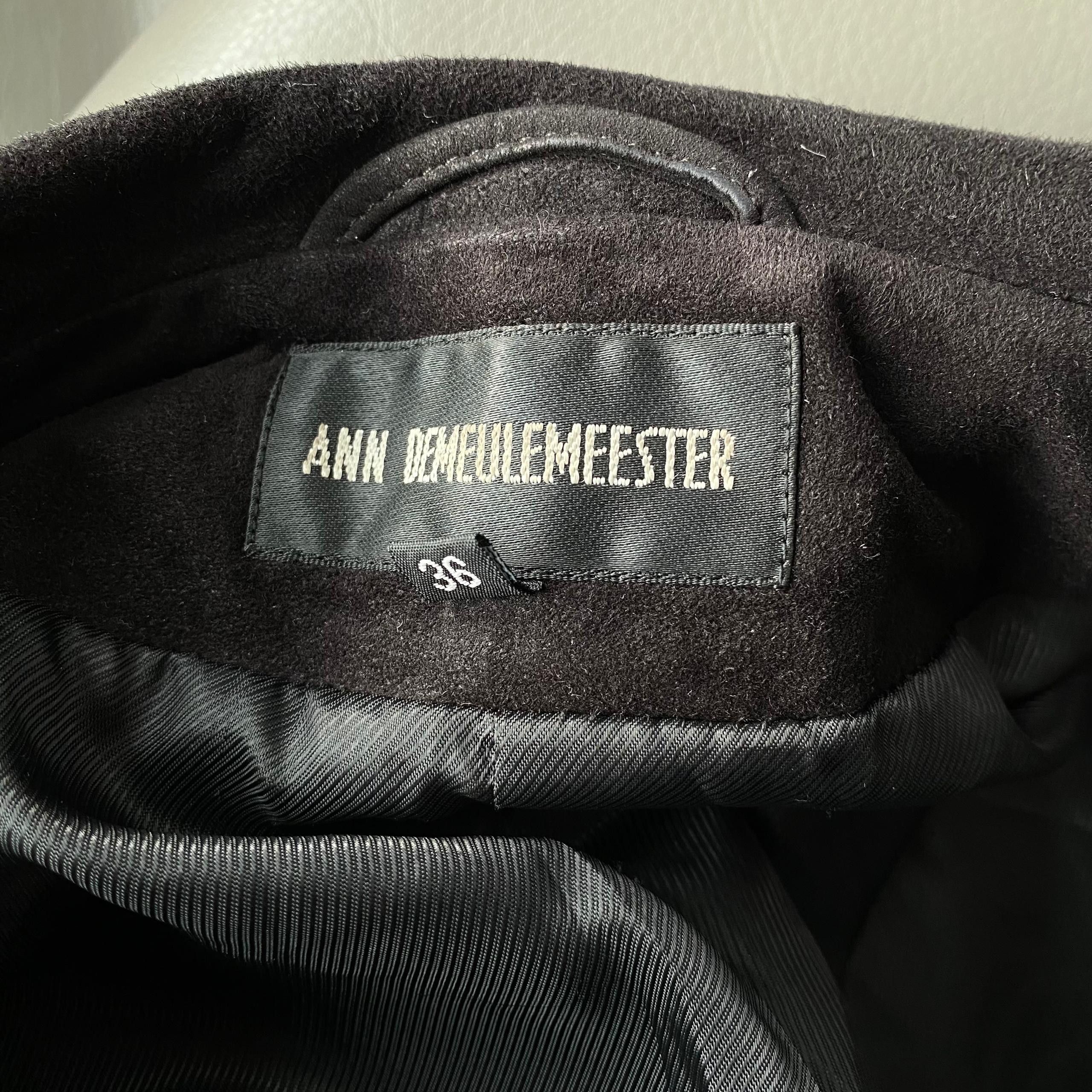 Ann Demeulemeester FW03 Ann Demeulemeester leather blazer Size S / US 4 / IT 40 - 6 Thumbnail