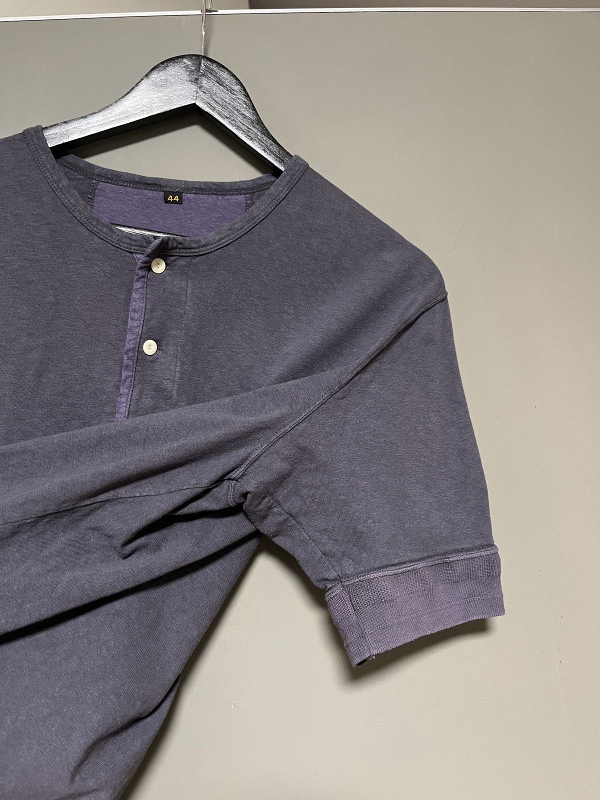 Freewheelers Freewheelers Power Wear Henley Navy/Purple T-shirt Size US L / EU 52-54 / 3 - 12 Thumbnail