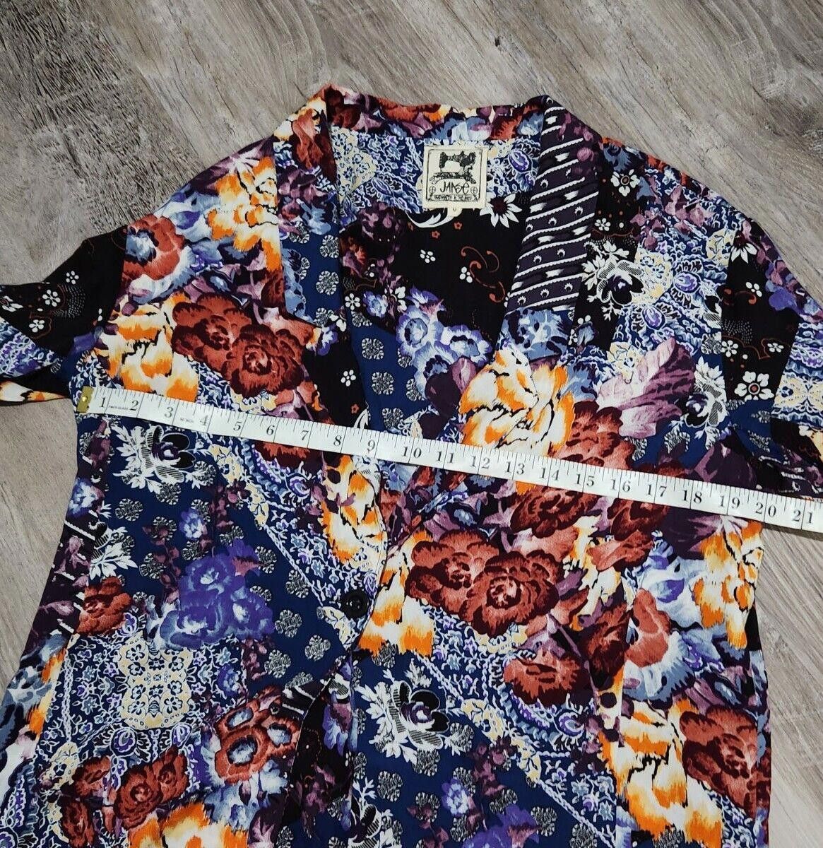 Designer Anthropologie Jaase blazer Jacket Medium Patchwork Size M / US 6-8 / IT 42-44 - 5 Thumbnail