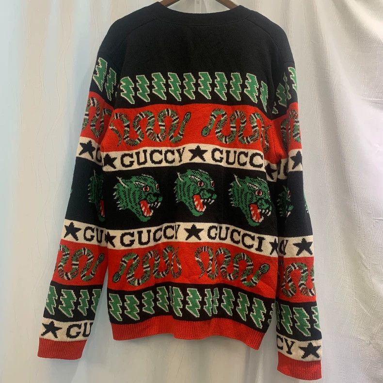Gucci Gucci Wool cardigan jacket 2502-Nextarrow Size US M / EU 48-50 / 2 - 2 Thumbnail