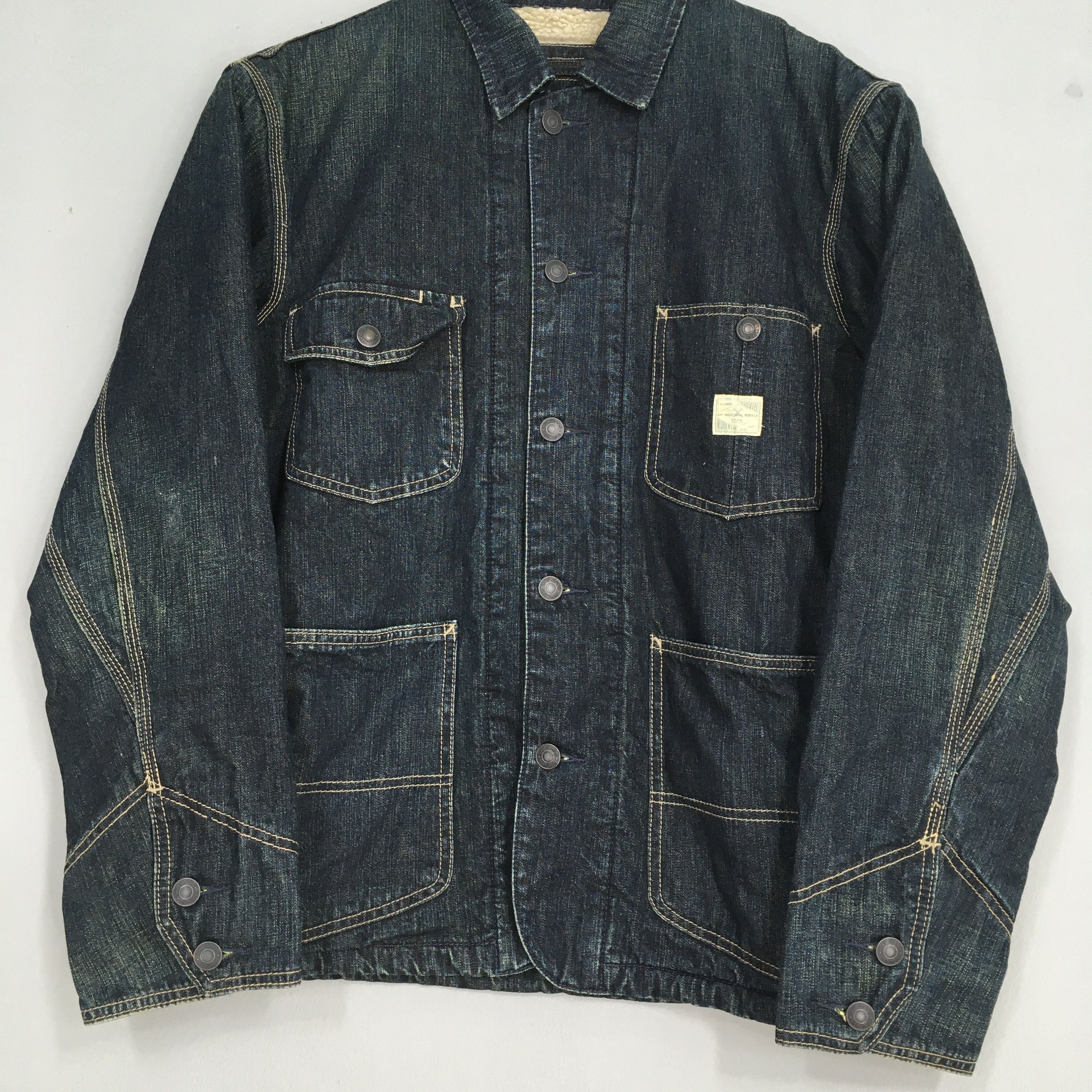 Gap Vintage Gap Denim Workers Jeans Jacket Small Size US S / EU 44-46 / 1 - 3 Thumbnail
