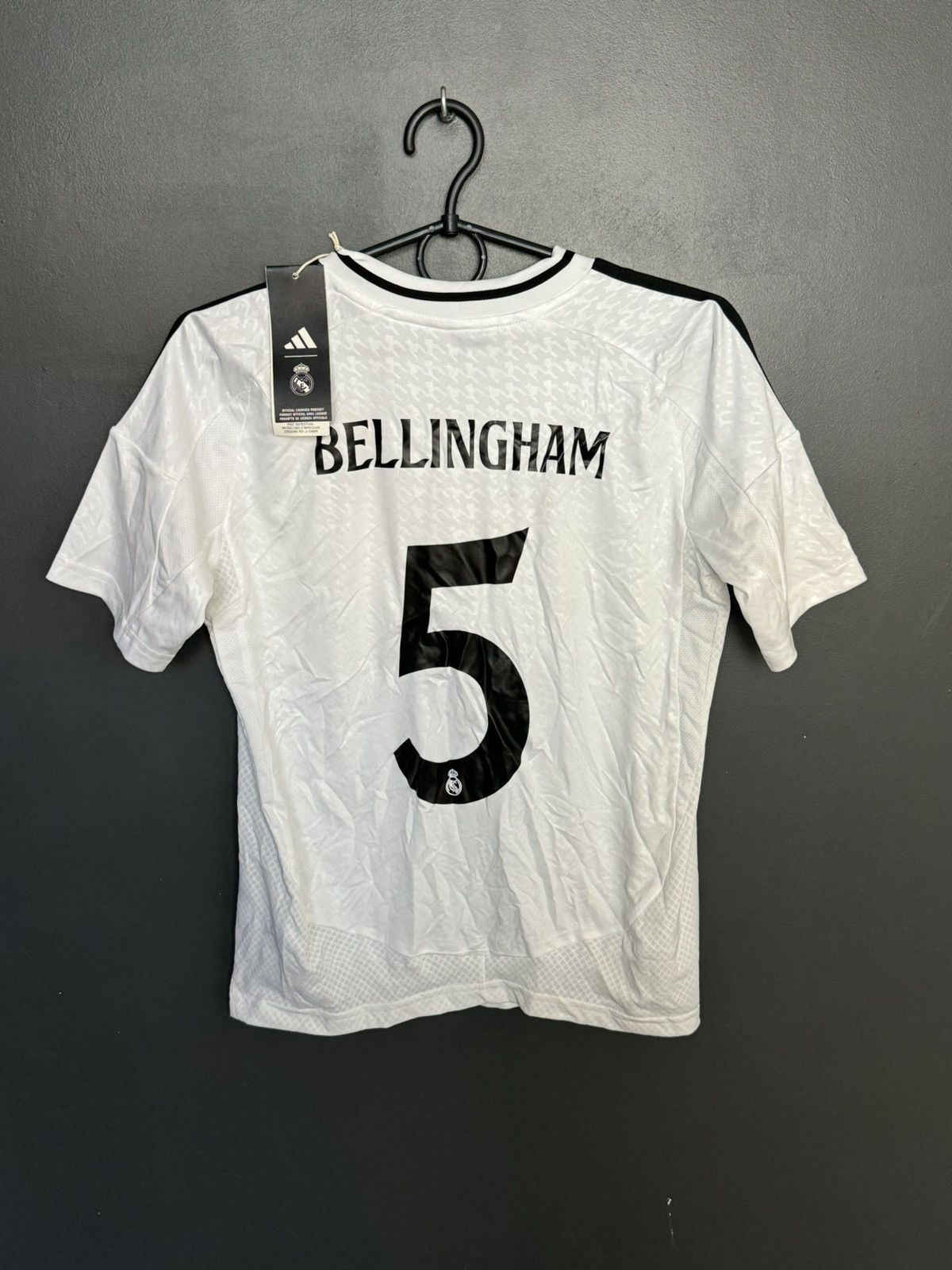 Adidas KIDS New Real Madrid 24/25 Home Bellingham Football Jersey Size US XS / EU 42 / 0 - 1 Thumbnail