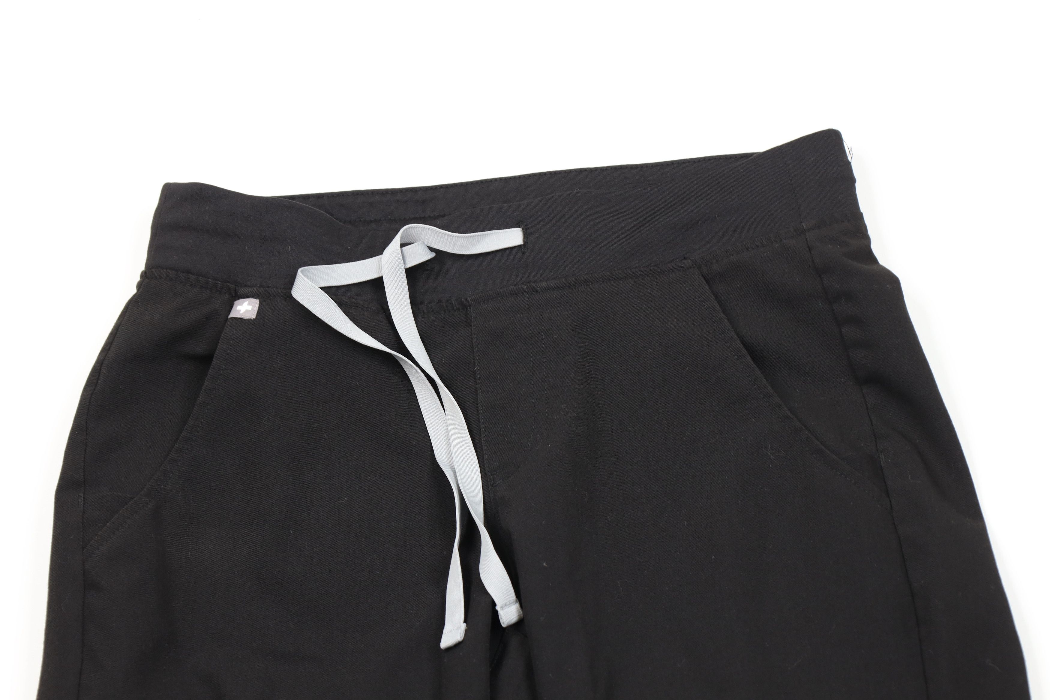 Vintage FIGS Collection Cuffed Nurse Scrubs Joggers Pants Black Size 26" / US 2 / IT 38 - 2 Thumbnail