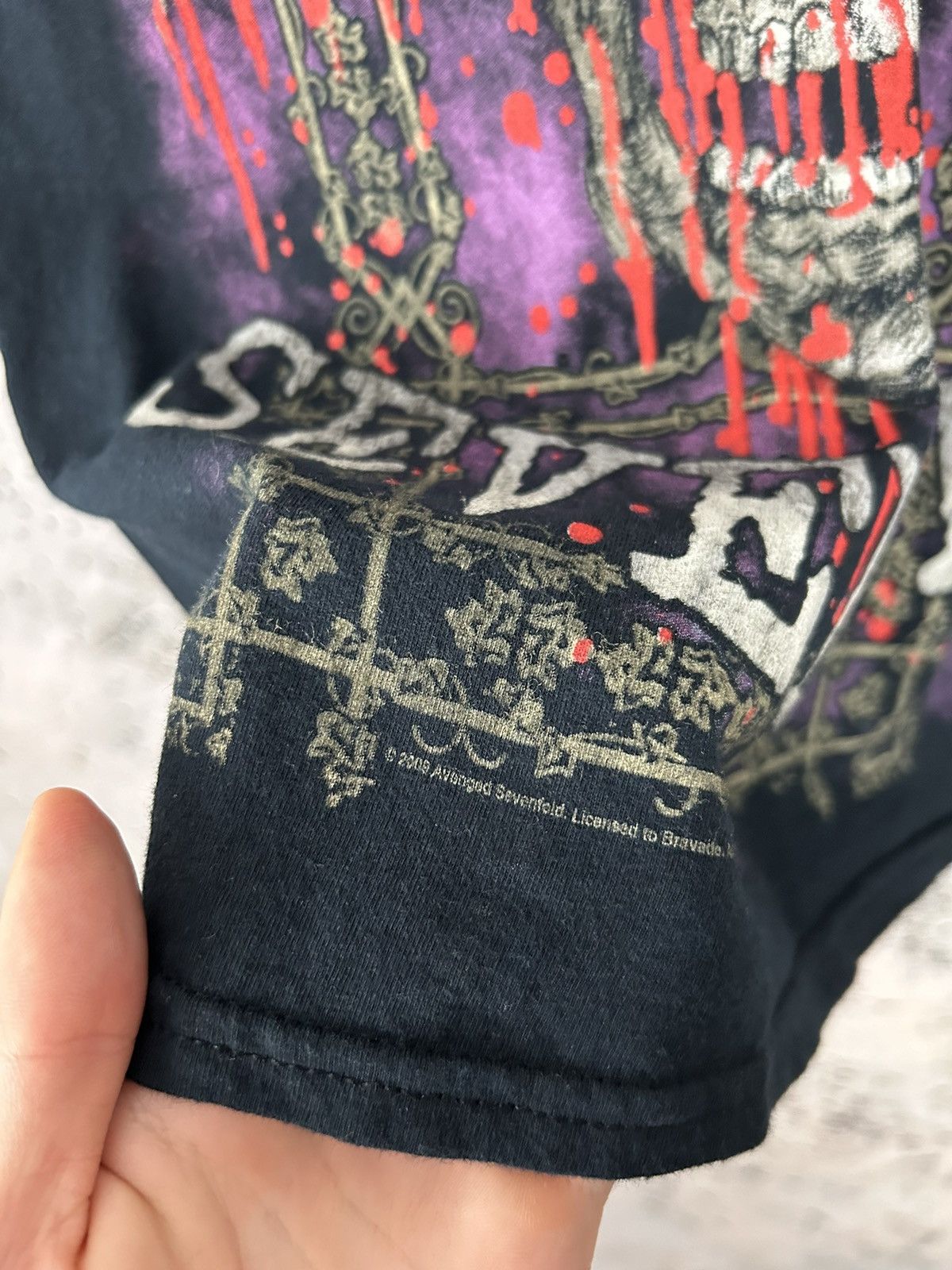 Band Tees Vintage Avenged Sevenfold Rock Band Tee Metal Rare 90s Y2K Size US S / EU 44-46 / 1 - 4 Thumbnail