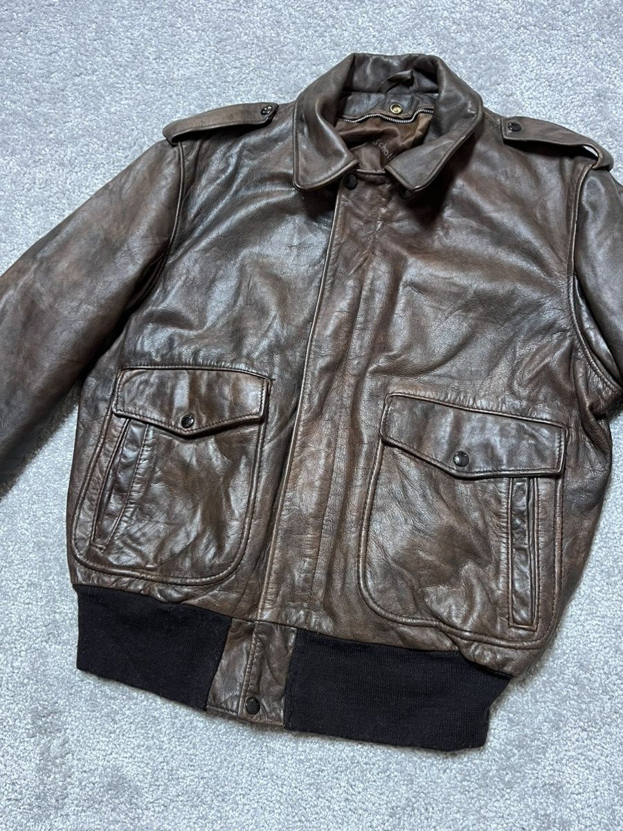 Avirex Vintage Schott Leather Flight Bomber Jacket Size M Size US M / EU 48-50 / 2 - 4 Thumbnail